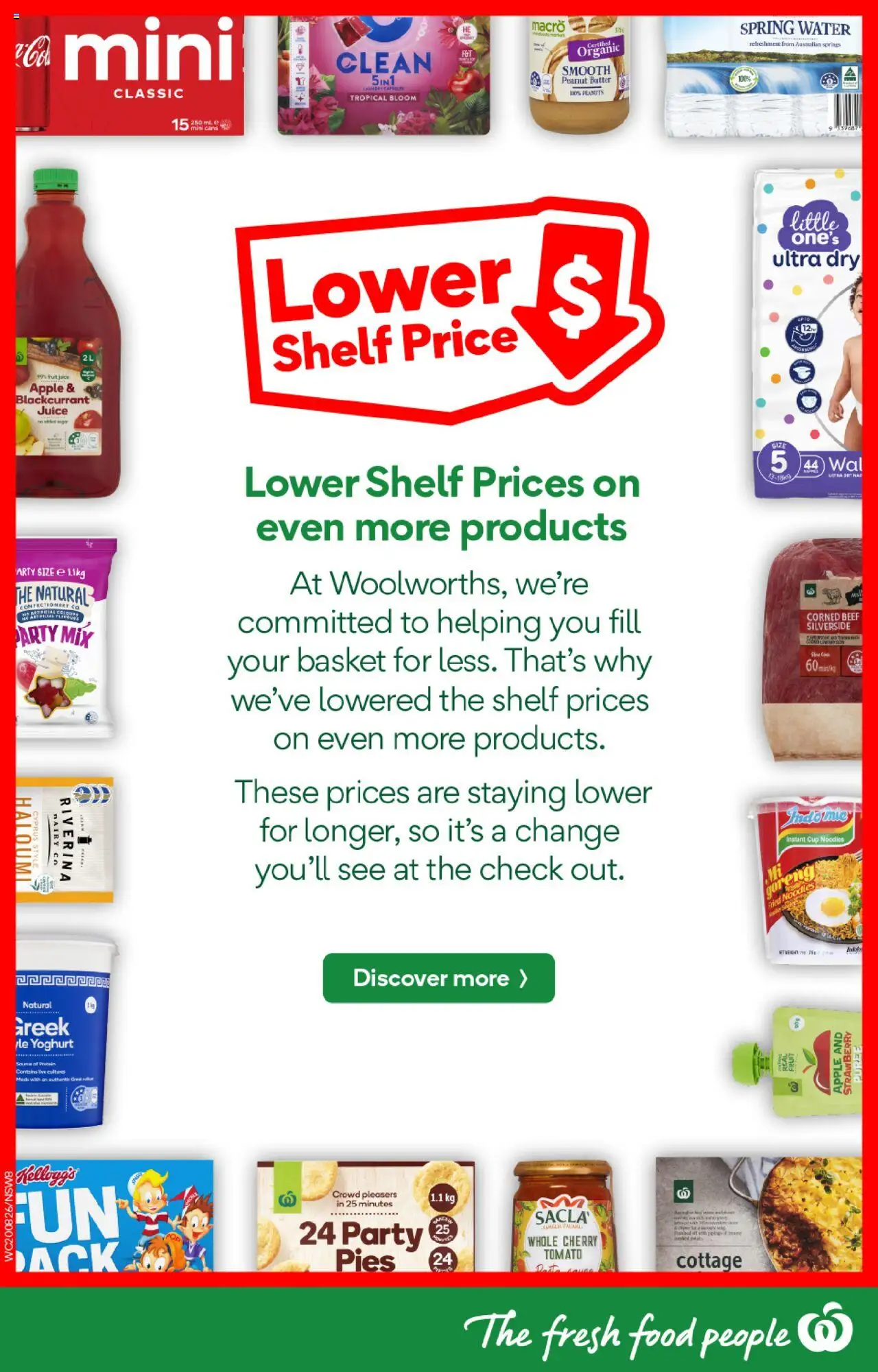 Woolworths catalogue - valid from 20.08.2025 | Page: 8 | Products: Dairy, Juice, Water, Pies