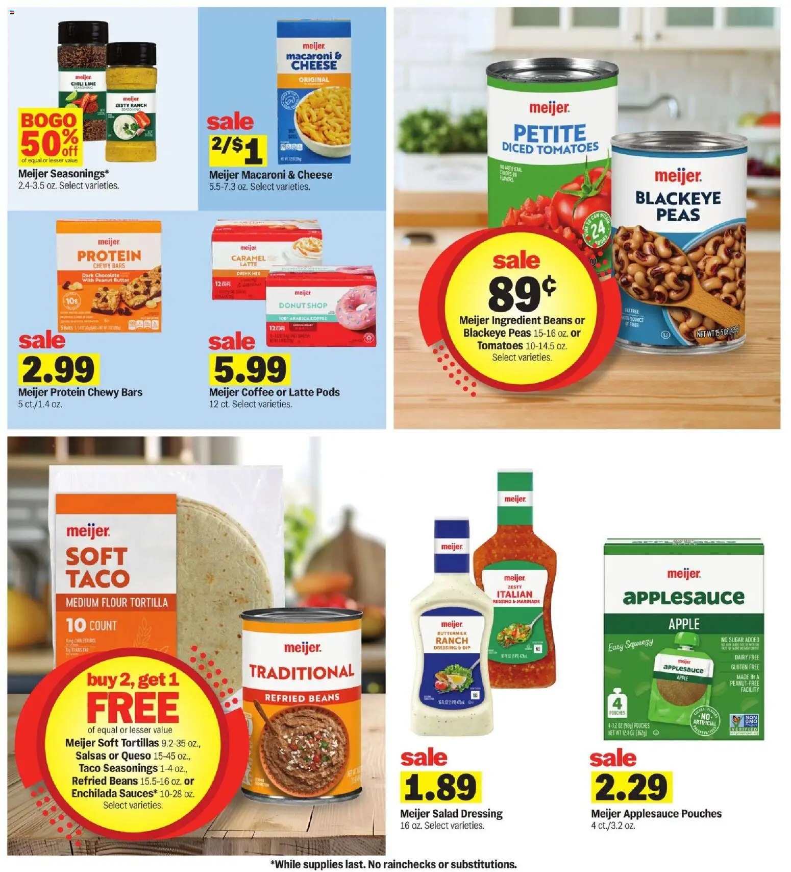 Meijer Weekly Ad - MI - valid from 02.01.2026 | Page: 15 | Products: Cheese, Chocolate, Salad, Lime