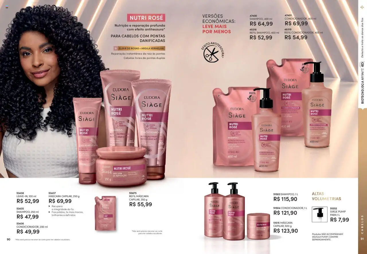 Eudora Folheto - válido de 06.08.2025 | Página: 46 | Produtos: Shampoo, Argila, Condicionador