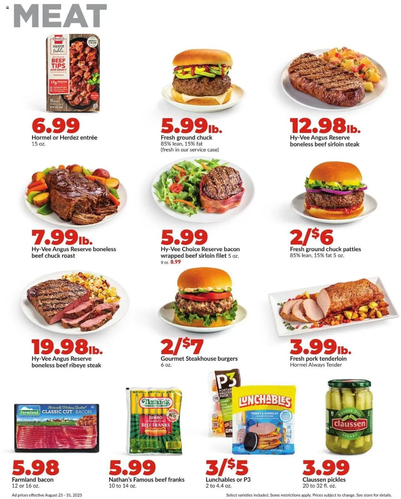 HyVee Weekly Ad - valid from 25.08.2025 | Page: 17 | Products: Table, Pork, Dill, Case
