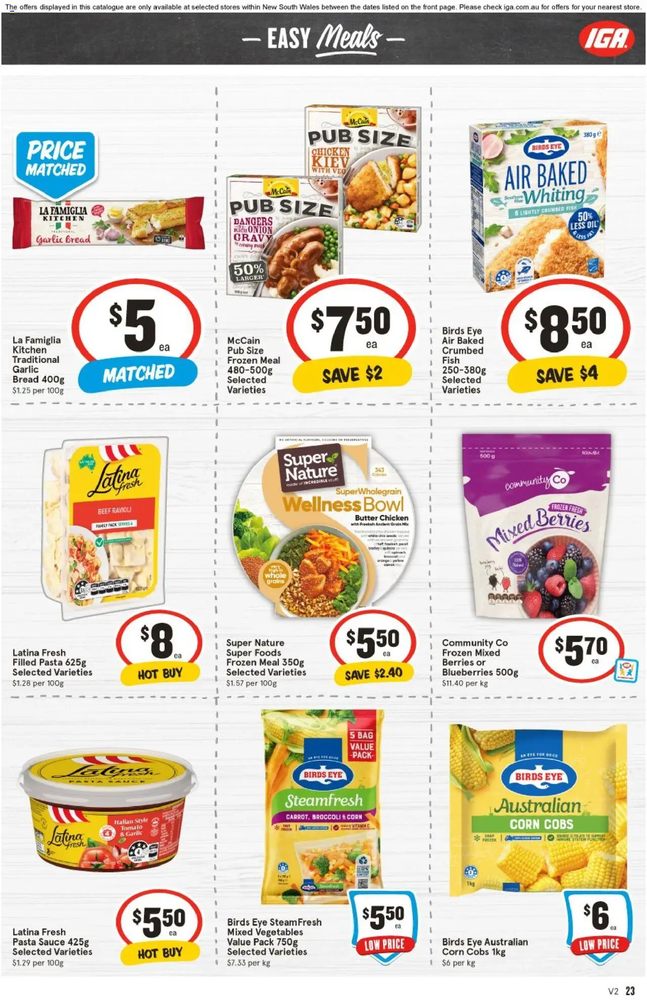 IGA catalogue - valid from 27.08.2025 | Page: 21 | Products: Chicken, Garlic, Blueberries, Bag