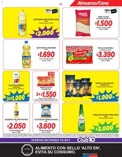 Mayorista 10 Ofertas │ válido desde el 17.08.2025 | Página: 11 | Productos: Cocina, Arroz, Azucar, Aceite