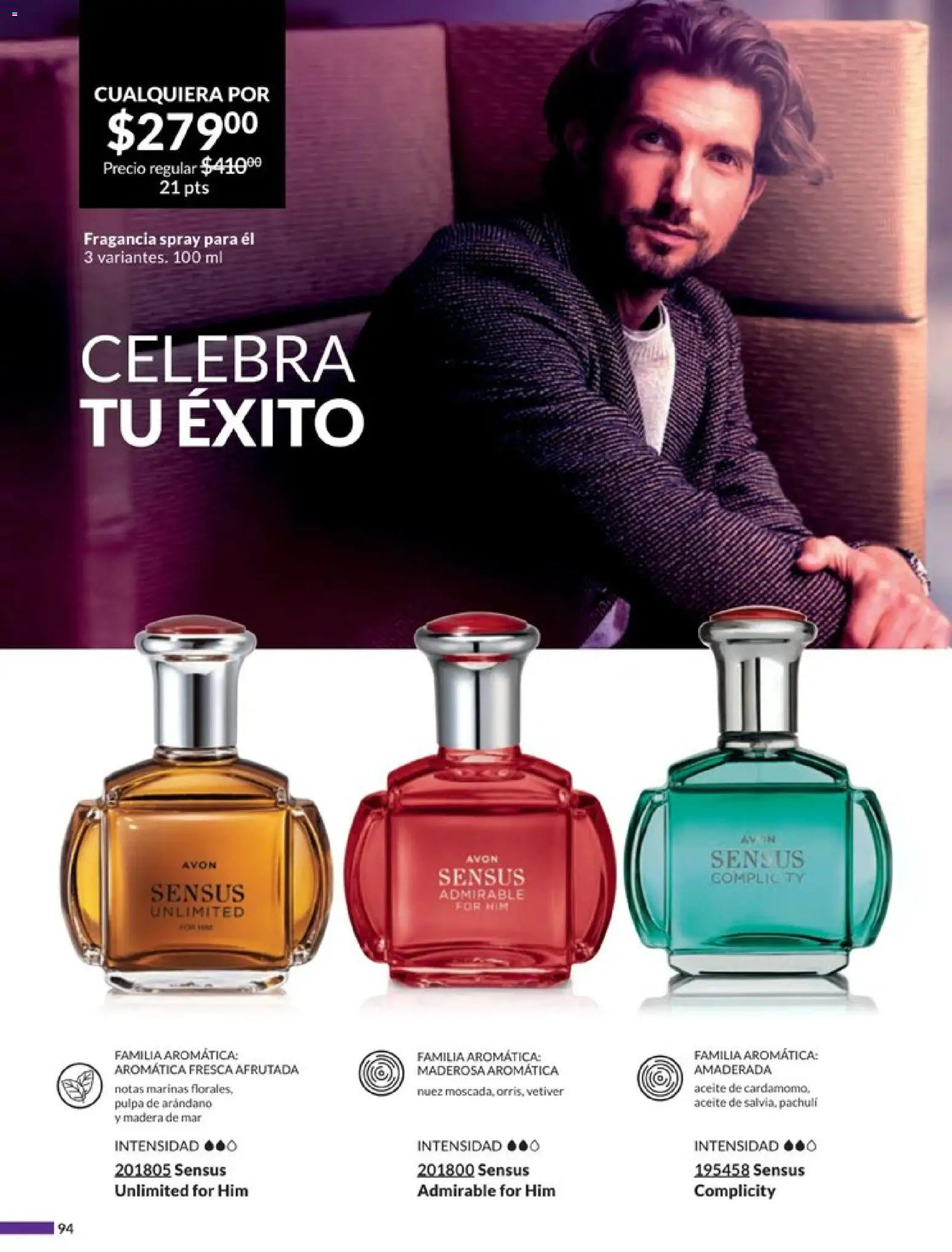 Nuevas ofertas de AVON válidas en toda la República Mexicana desde el 20.12.2025. ¡Encuentra las mejores ofertas en AVON campaña 1 2026! | Página: 100 | Productos: Aceite, Nuez, Fragancia