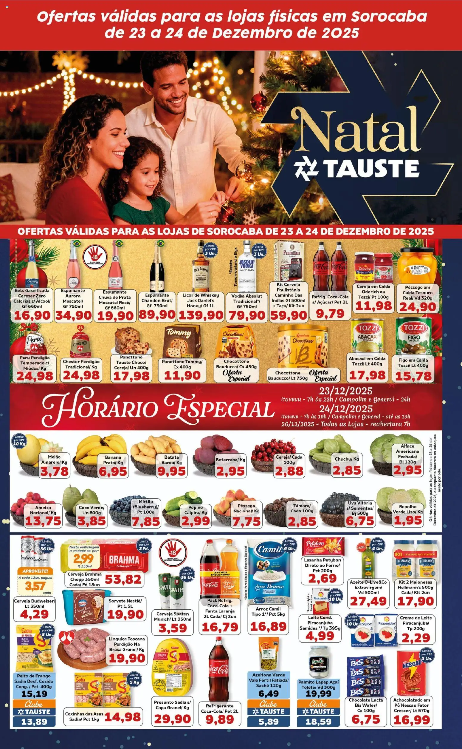 Tauste Folheto - válido de 23.12.2025 | Página: 2 | Produtos: Figo, Pó, Peito de frango, Açaí