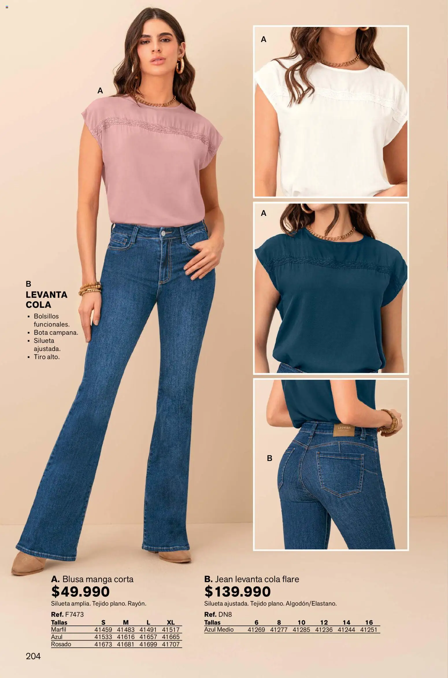 Leonisa revista - valida desde el 02.01.2026 | Página: 204 | Productos: Jean, Blusa