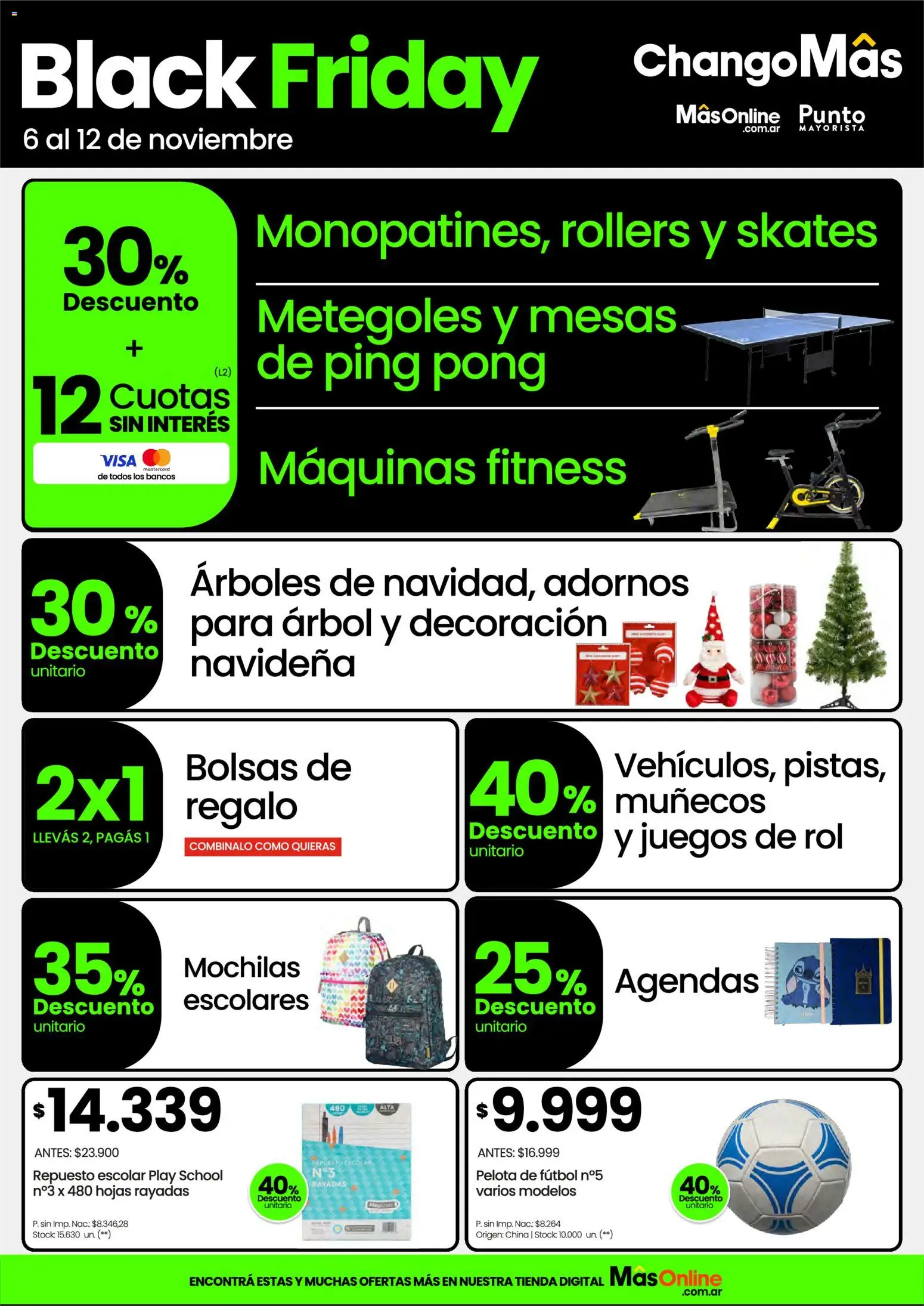 Changomas Black Friday │ válido desde el 06.11.2025 | Página: 8 | Productos: Pelota