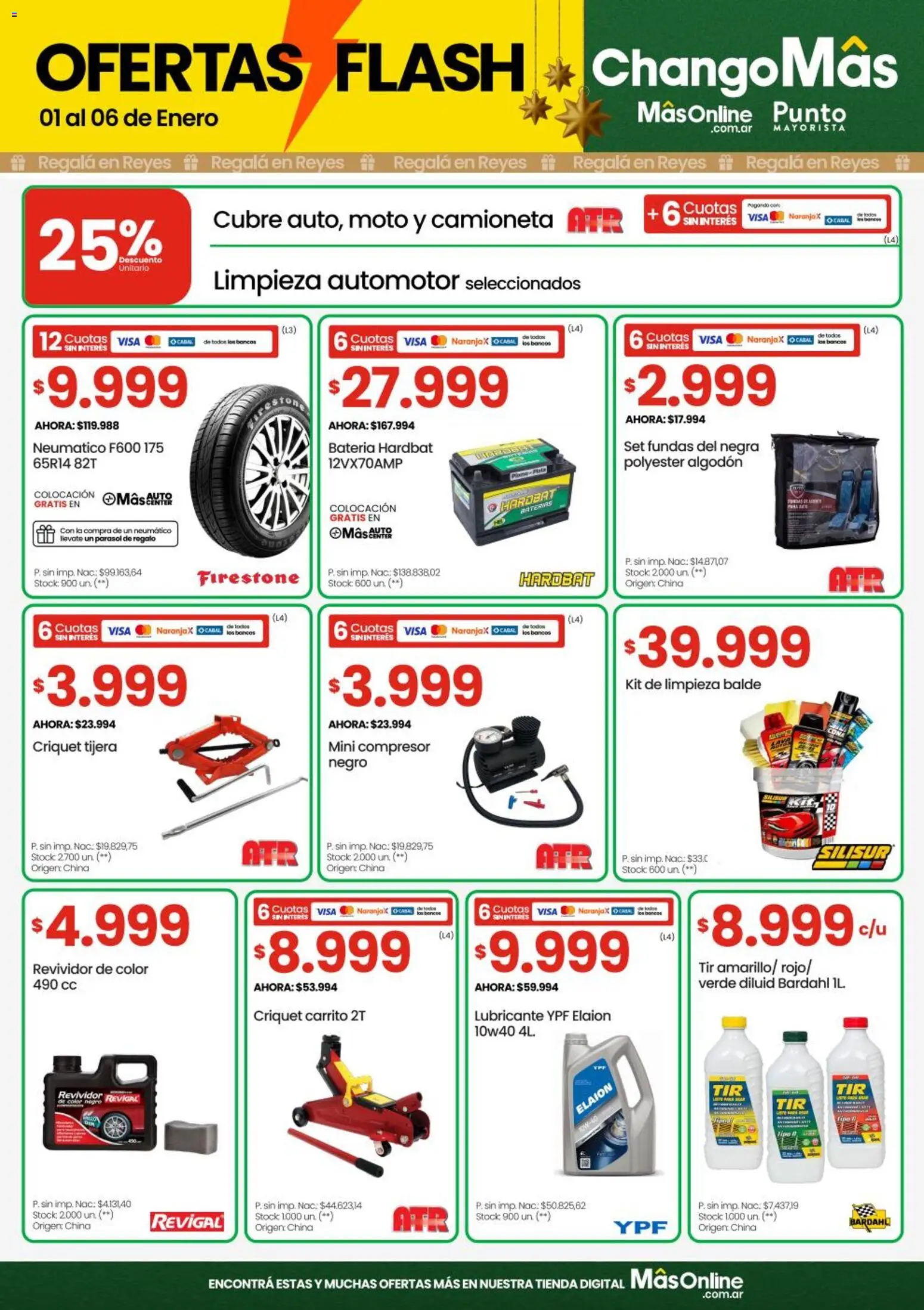 Punto Mayorista catálogo │ válido desde el 01.01.2026 | Página: 10 | Productos: Algodón, Batería, Tijera