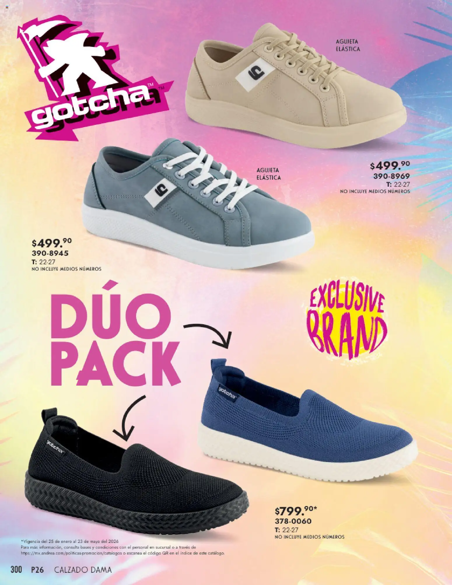 Nuevas ofertas de Andrea válidas en toda la República Mexicana desde el 25.01.2026. ¡Encuentra las mejores ofertas en Andrea catálogo Calzado Dama! | Página: 300