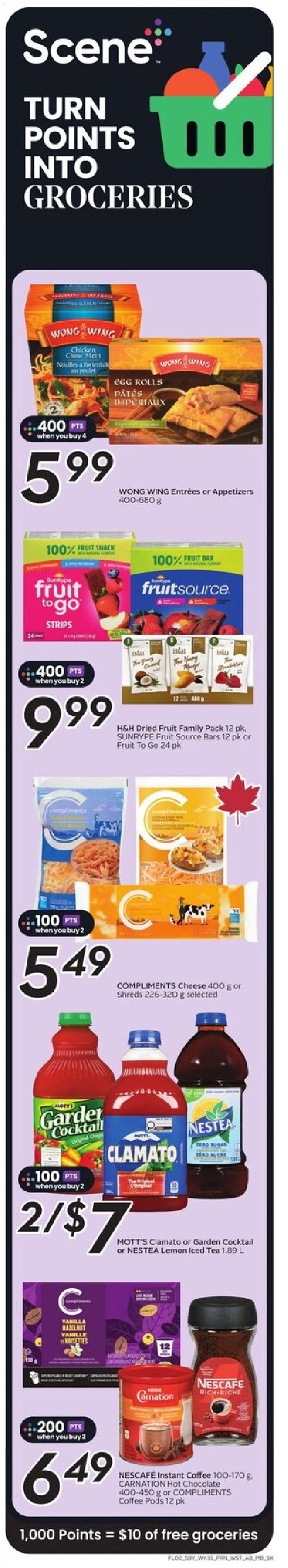 Sobeys flyer valid from 25.12.2025 | Page: 3 | Products: Tea, Cheese, Coffee, Chocolate