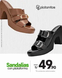 Vista previa de folleto Platanitos - Sandalias con plataforma de la Platanitos válido desde 13.04.2026