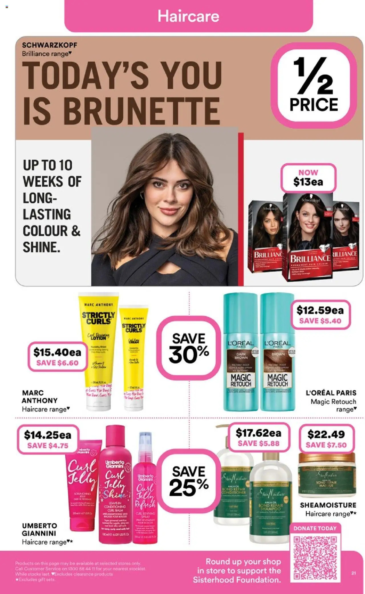Priceline Pharmacy catalogue - valid from 25.09.2025 | Page: 21 | Products: Concealer, Shampoo, Conditioner