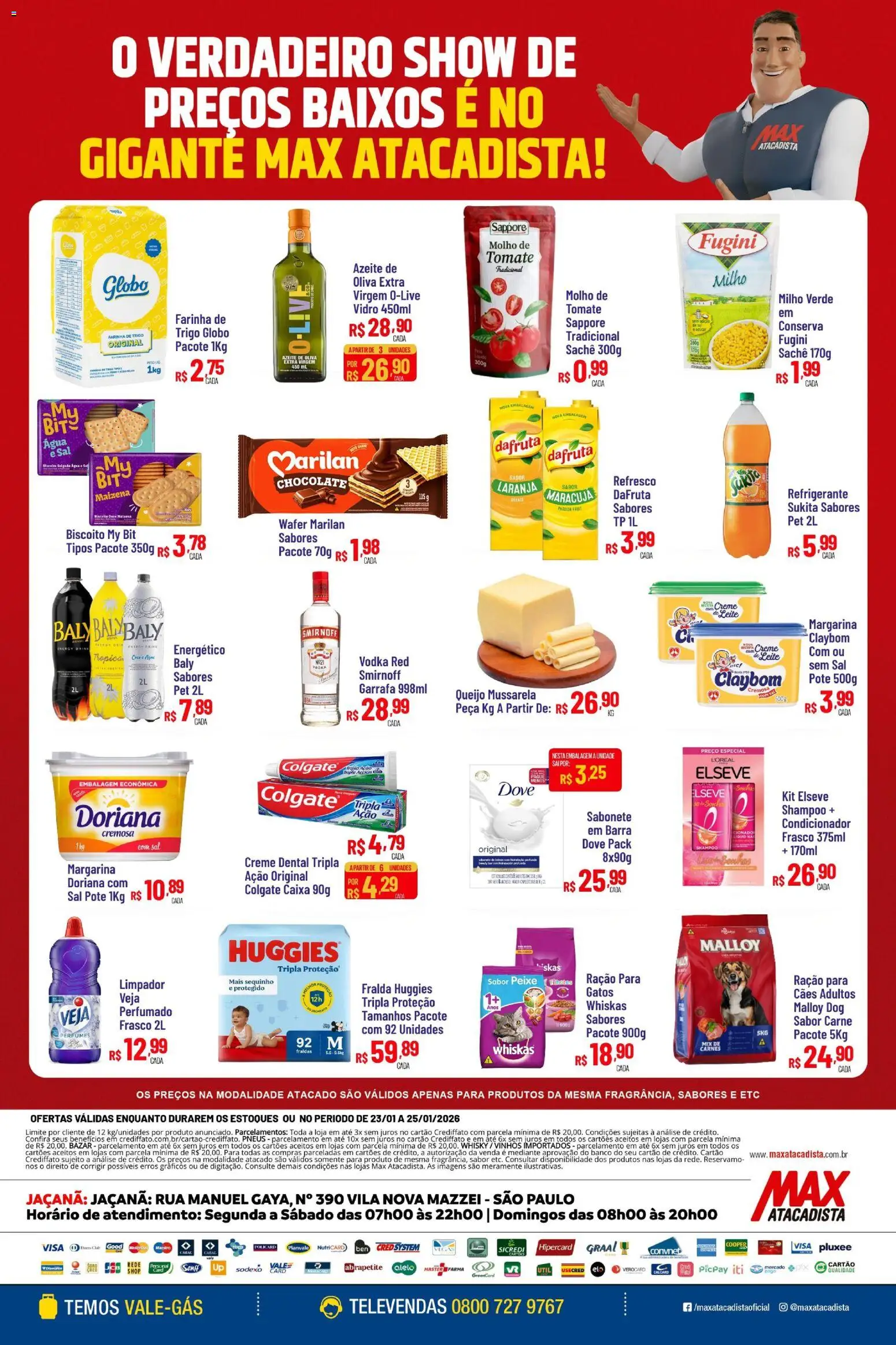 Max Atacadista Folheto - válido de 23.01.2026 | Página: 2 | Produtos: Maracujá, Condicionador, Caixa, Sal