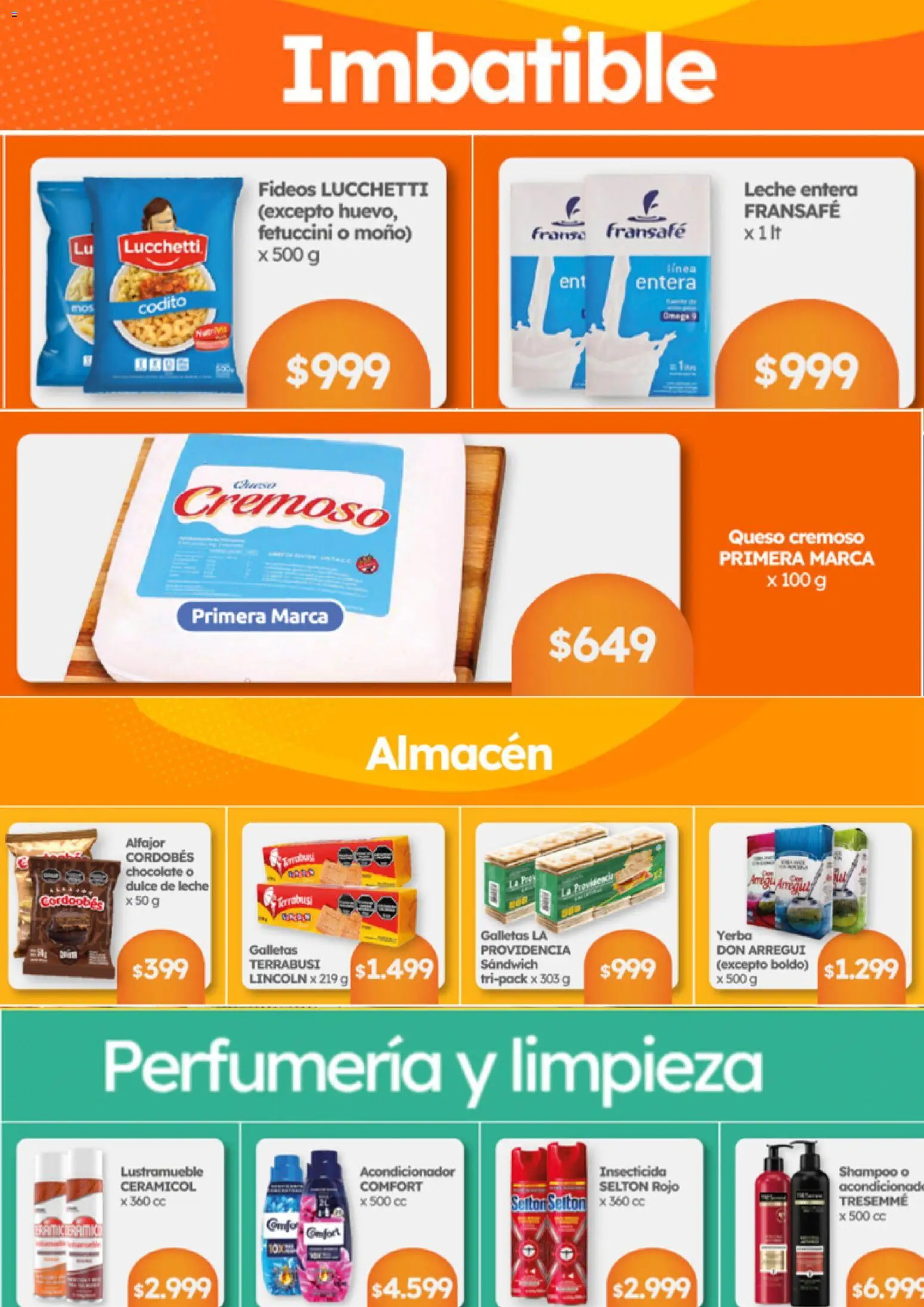 Cordiez - Cyber Monday  │ válido desde el 03.11.2025 | Página: 7 | Productos: Dulce de leche, Alfajor, Fideos, Galletas
