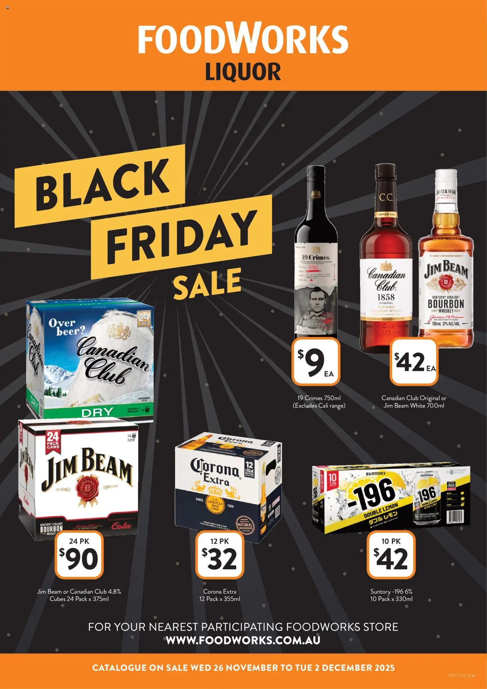 Foodworks catalogue - valid from 26.11.2025 | Page: 11 | Products: Beer, Bourbon, Whiskey, Lemon