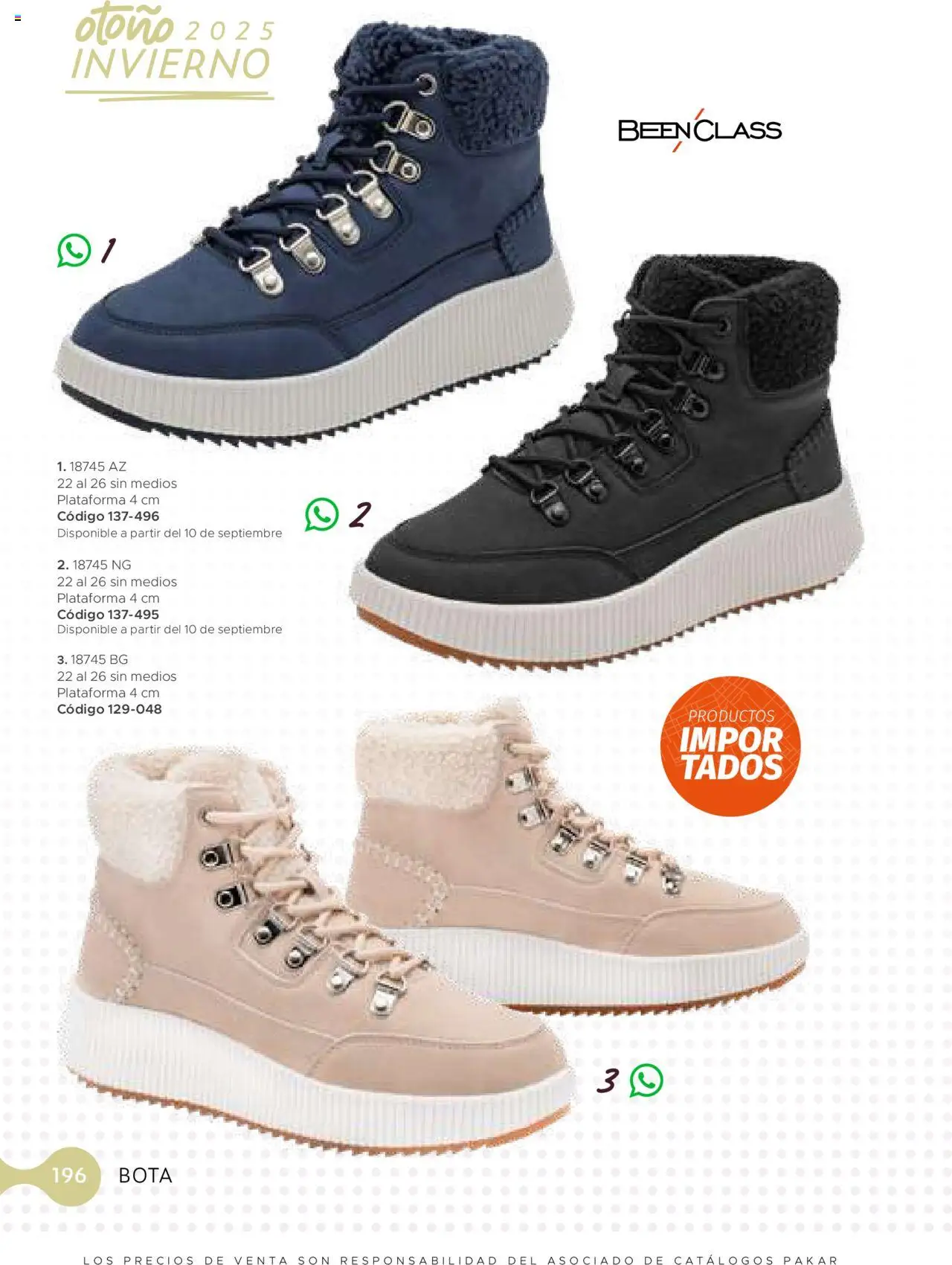 Nuevas ofertas de SC Pakar válidas en toda la República Mexicana desde el 24.07.2025. ¡Encuentra las mejores ofertas en SC Pakar - Catálogo Bota! | Página: 196