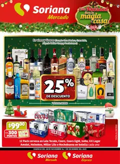 Vista previa de Soriana - Fin de Semana Mercado: Nuevo León, nuevo folleto de la tienda, válido en México a partir del 28.11.2025