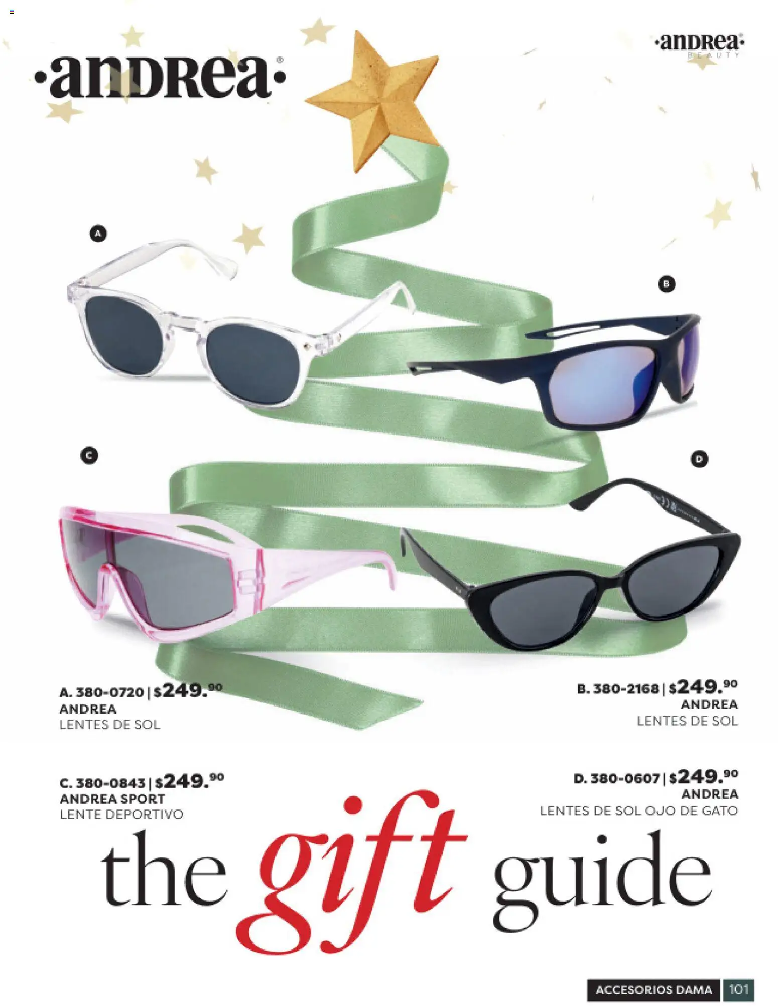 Nuevas ofertas de Andrea válidas en toda la República Mexicana desde el 31.10.2025. ¡Encuentra las mejores ofertas en Andrea catálogo Beauty! | Página: 101 | Productos: Lentes, Lentes de sol