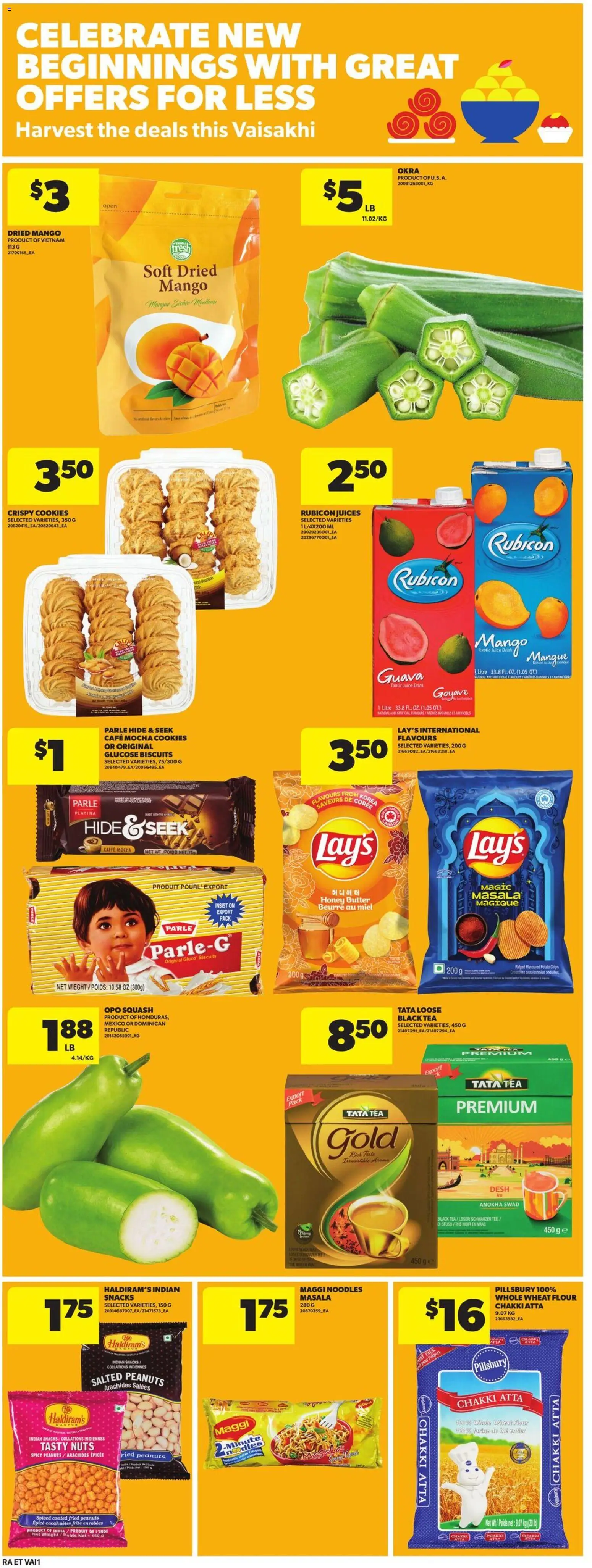Atlantic Superstore flyer valid from 09.04.2026 | Page: 19 | Products: Tea, Chips, Nuts, Juice