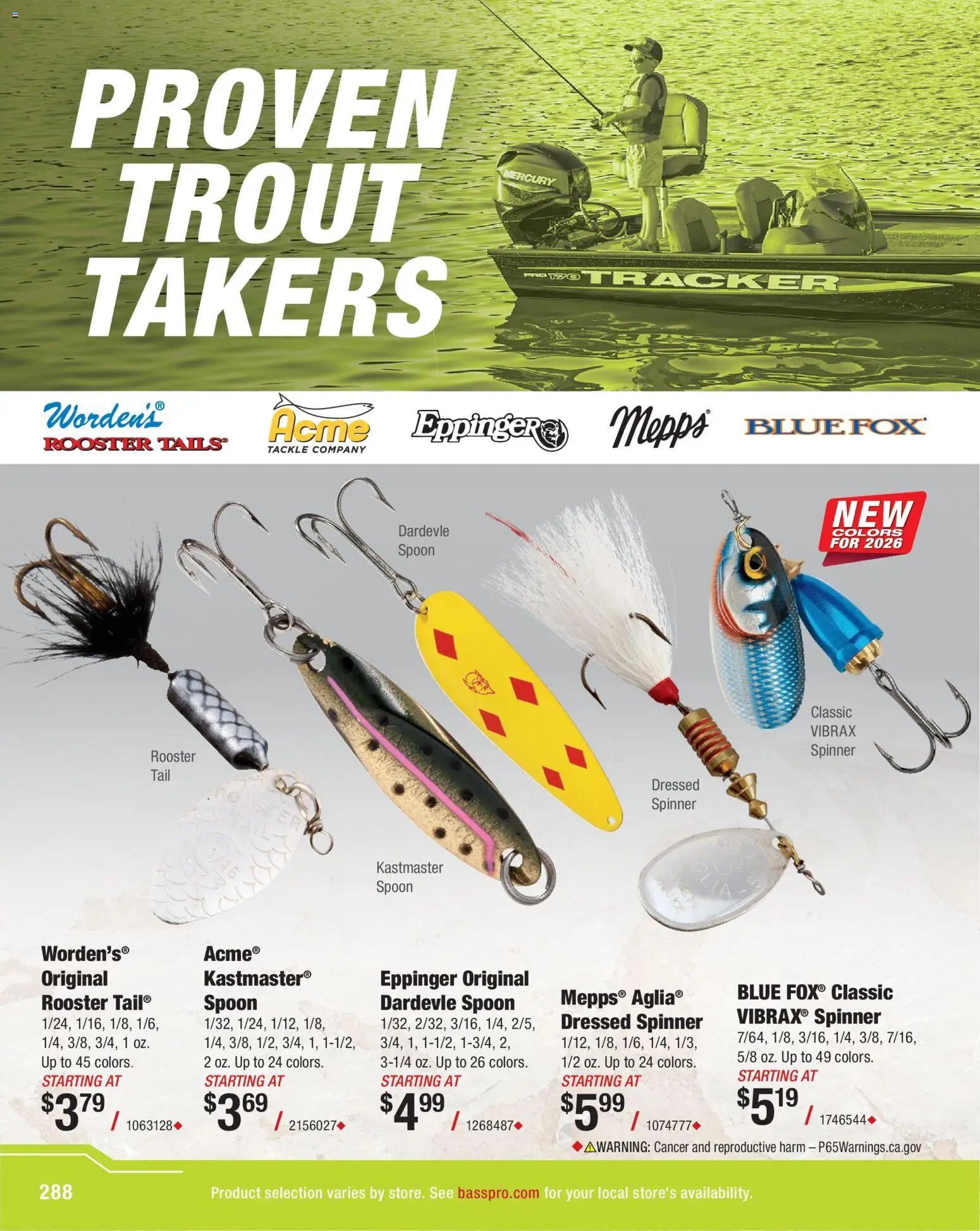 Cabela's Spring Fishing Master 26 - valid from 22.01.2026 | Page: 288