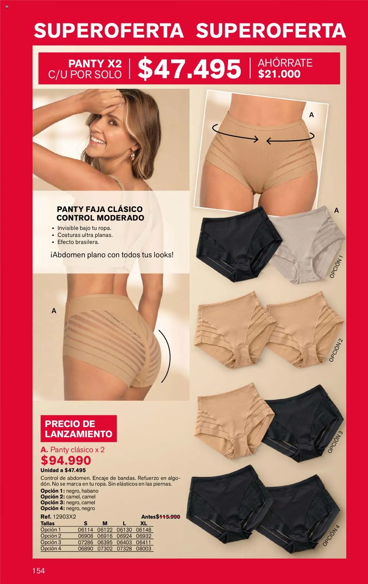 Leonisa revista - valida desde el 04.08.2025 | Página: 154 | Productos: Faja