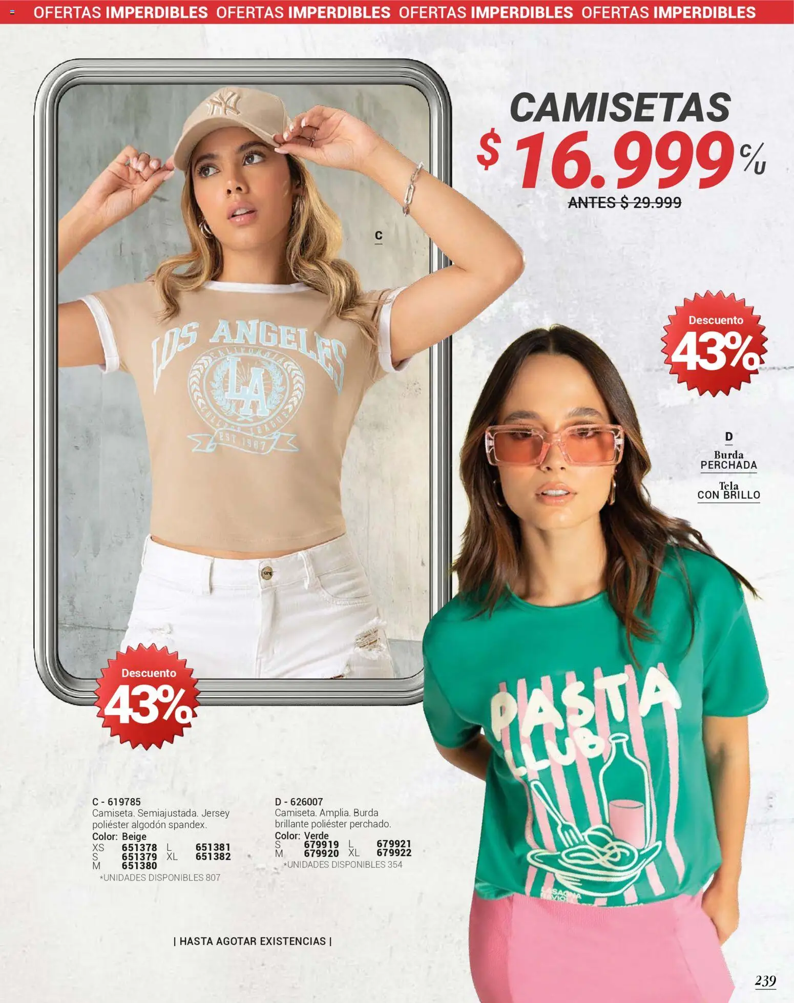 Carmel revista - valida desde el 01.01.2026 | Página: 239 | Productos: Algodón, Brillo