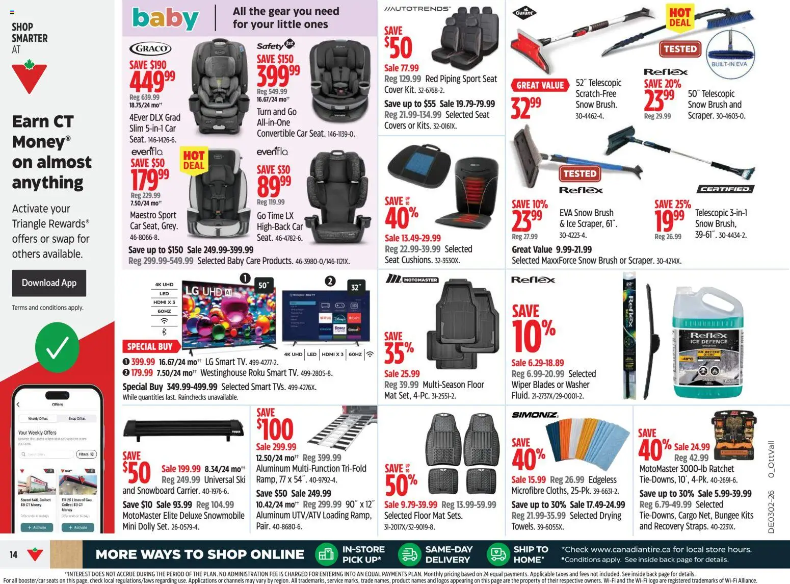Canadian Tire flyer valid from 08.01.2026 | Page: 14 | Products: Brush