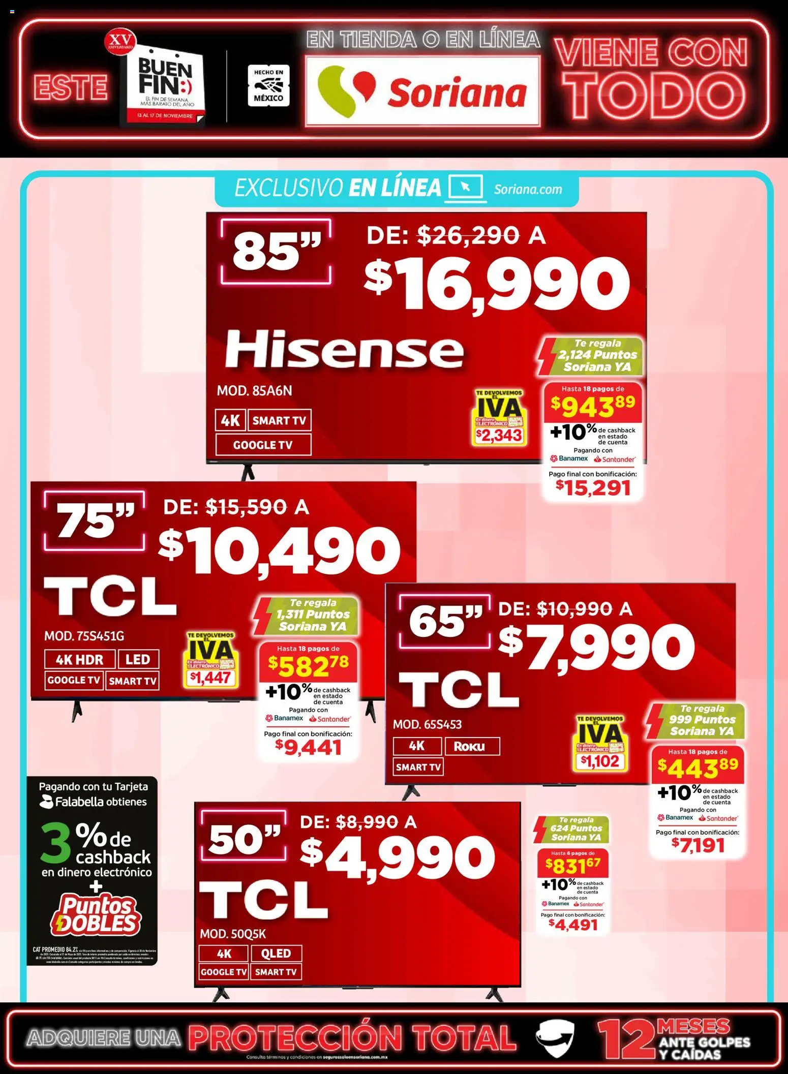 Nuevas ofertas de Soriana válidas en toda la República Mexicana desde el 13.11.2025. ¡Encuentra las mejores ofertas en Soriana - Buen Fin Mercado Nacional! | Página: 5 | Productos: Té