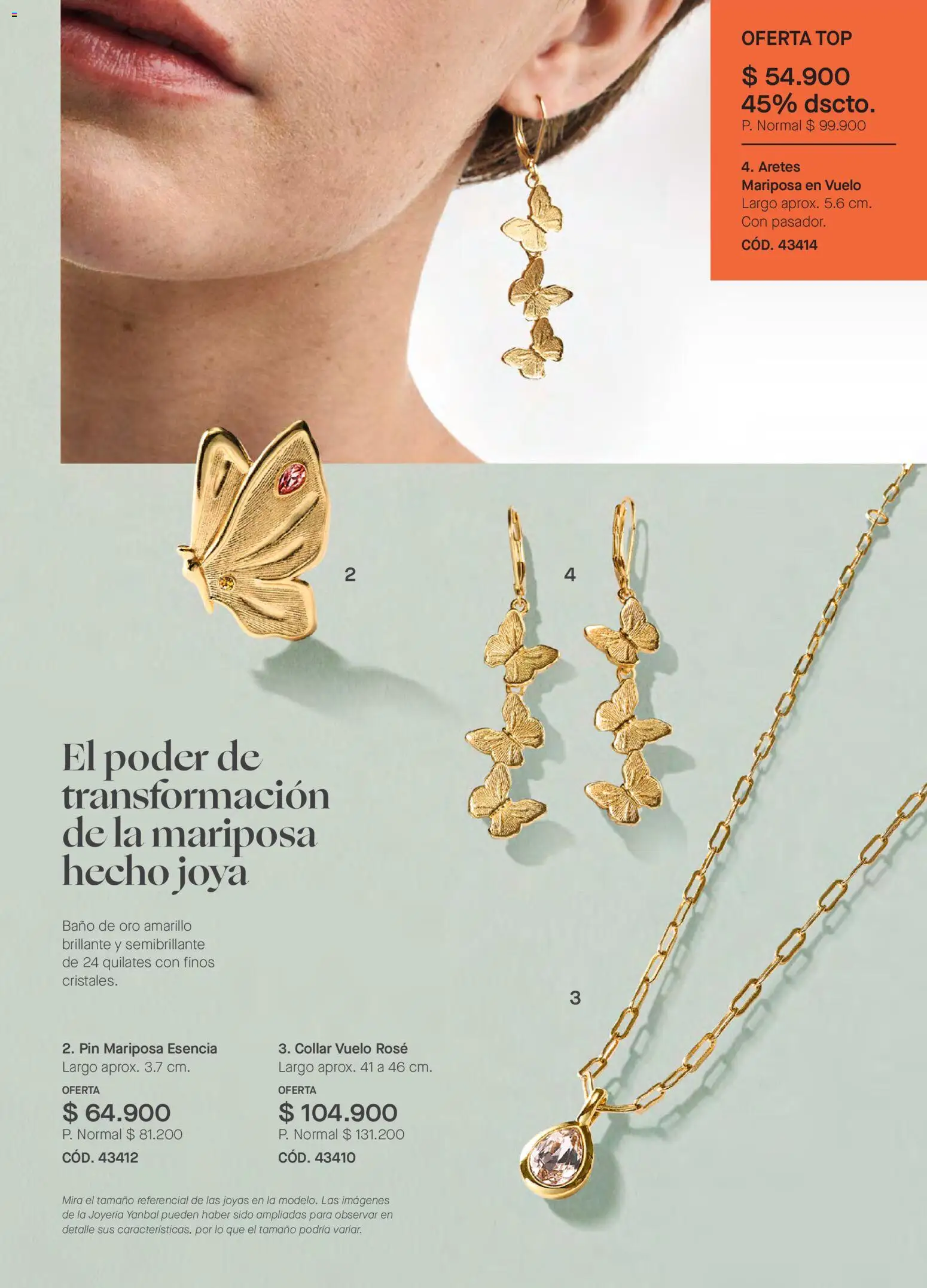 Yanbal revista - valida desde el 28.02.2026 | Página: 17 | Productos: Aretes, Baño, Top, Collar