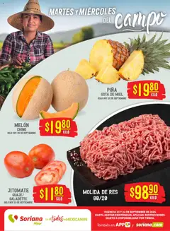 Vista previa de Soriana - Martes y Miércoles del Campo Híper: Ver, Tab, Chis, Camp, Yuc y Q. Roo, nuevo folleto de la tienda, válido en México a partir del 23.09.2025