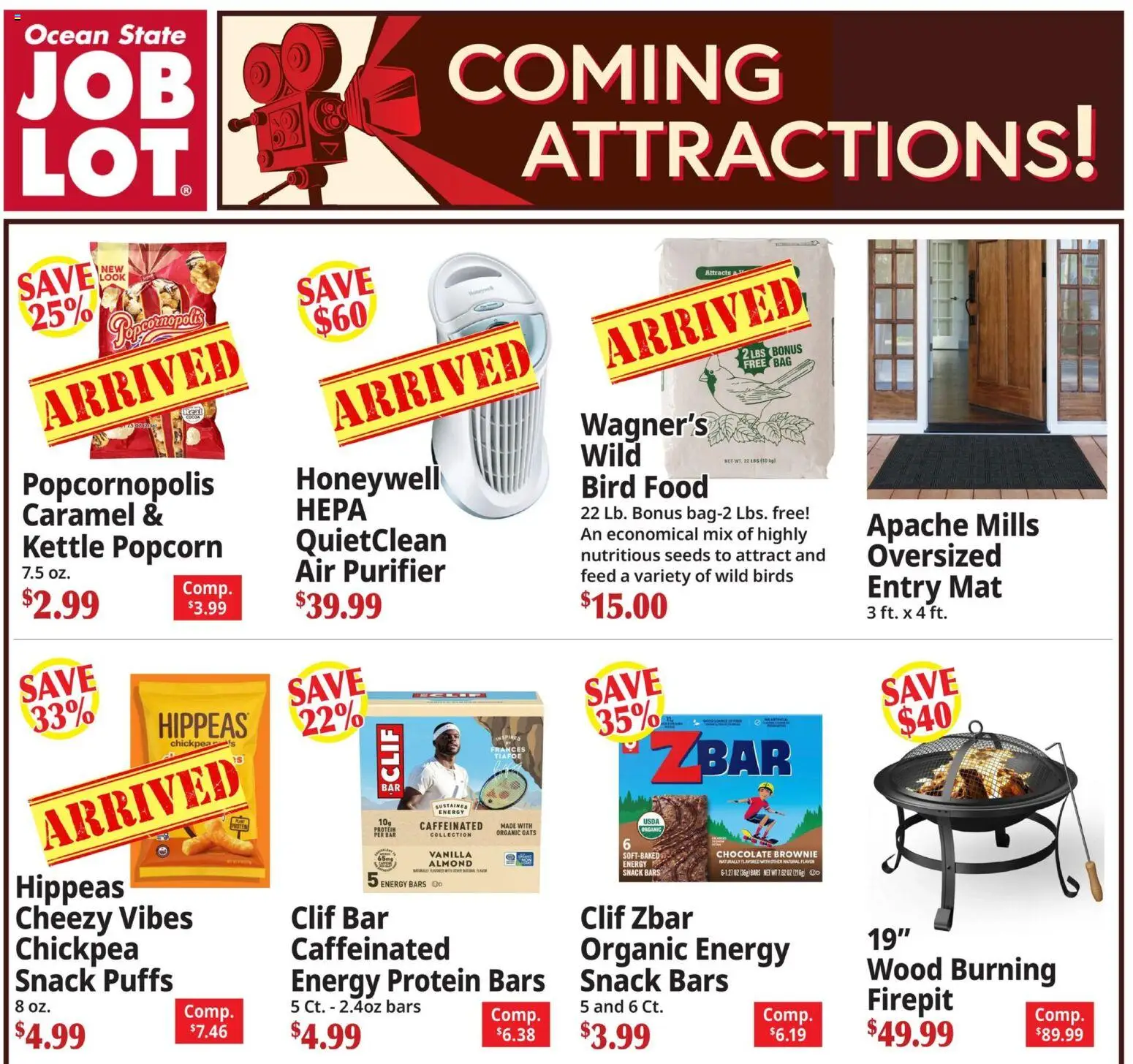 Ocean State Job Lot Coming Attractions - MA - valid from 22.01.2026 | Page: 1 | Products: Chocolate, Chocolate Brownie, Kettle, Air purifier