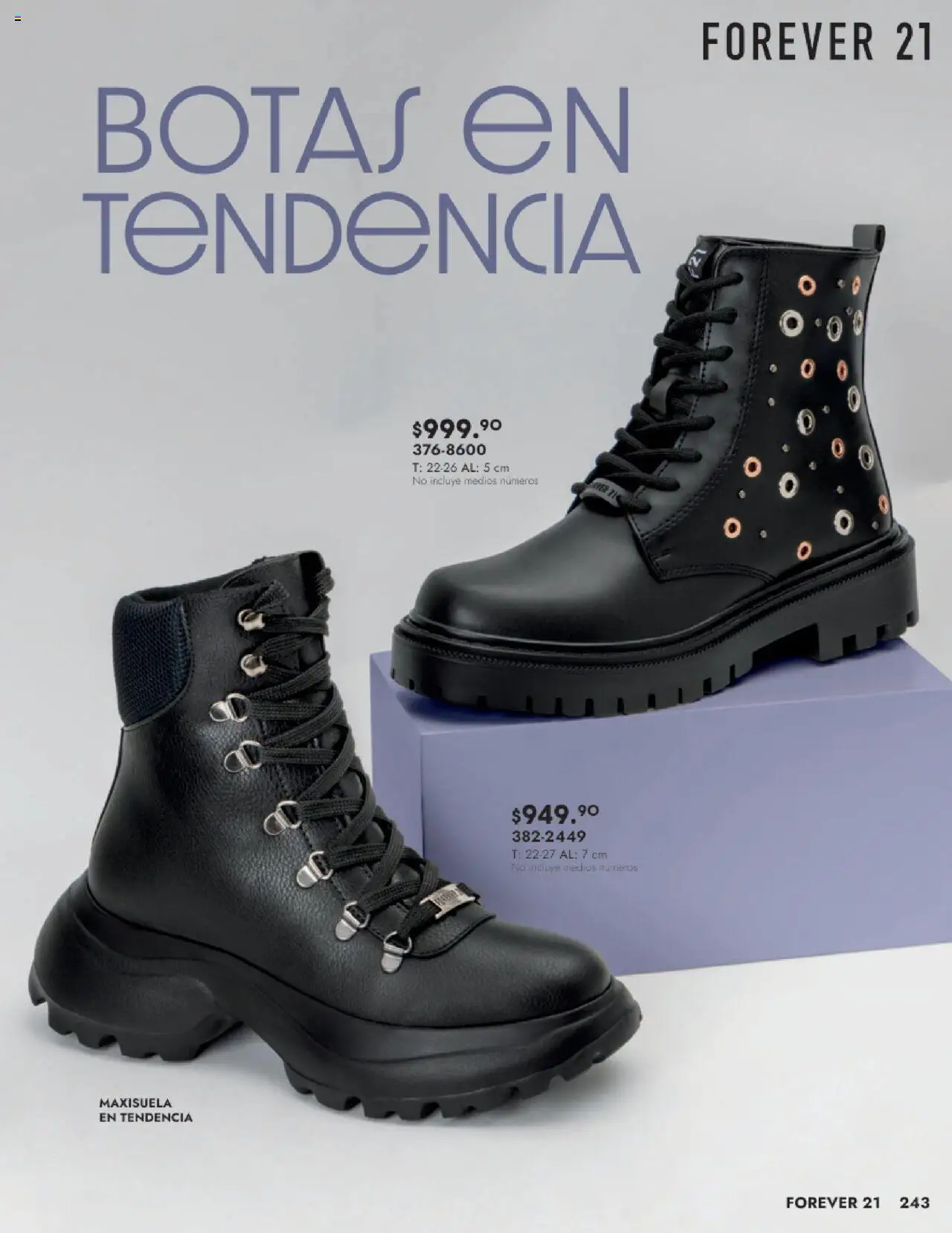 Nuevas ofertas de Andrea válidas en toda la República Mexicana desde el 09.10.2025. ¡Encuentra las mejores ofertas en Andrea - Catálogo Forever 21! | Página: 13 | Productos: Botas