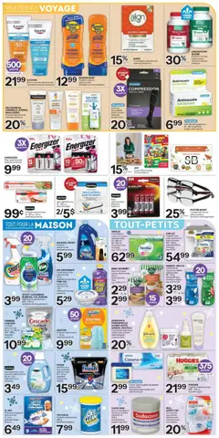 Preview of Brunet weekly flyer / circulaire from shop Brunet valid from 18.12.2025 | Page: 10 | Products: Glasses, Dishwasher, Sunscreen, Socks