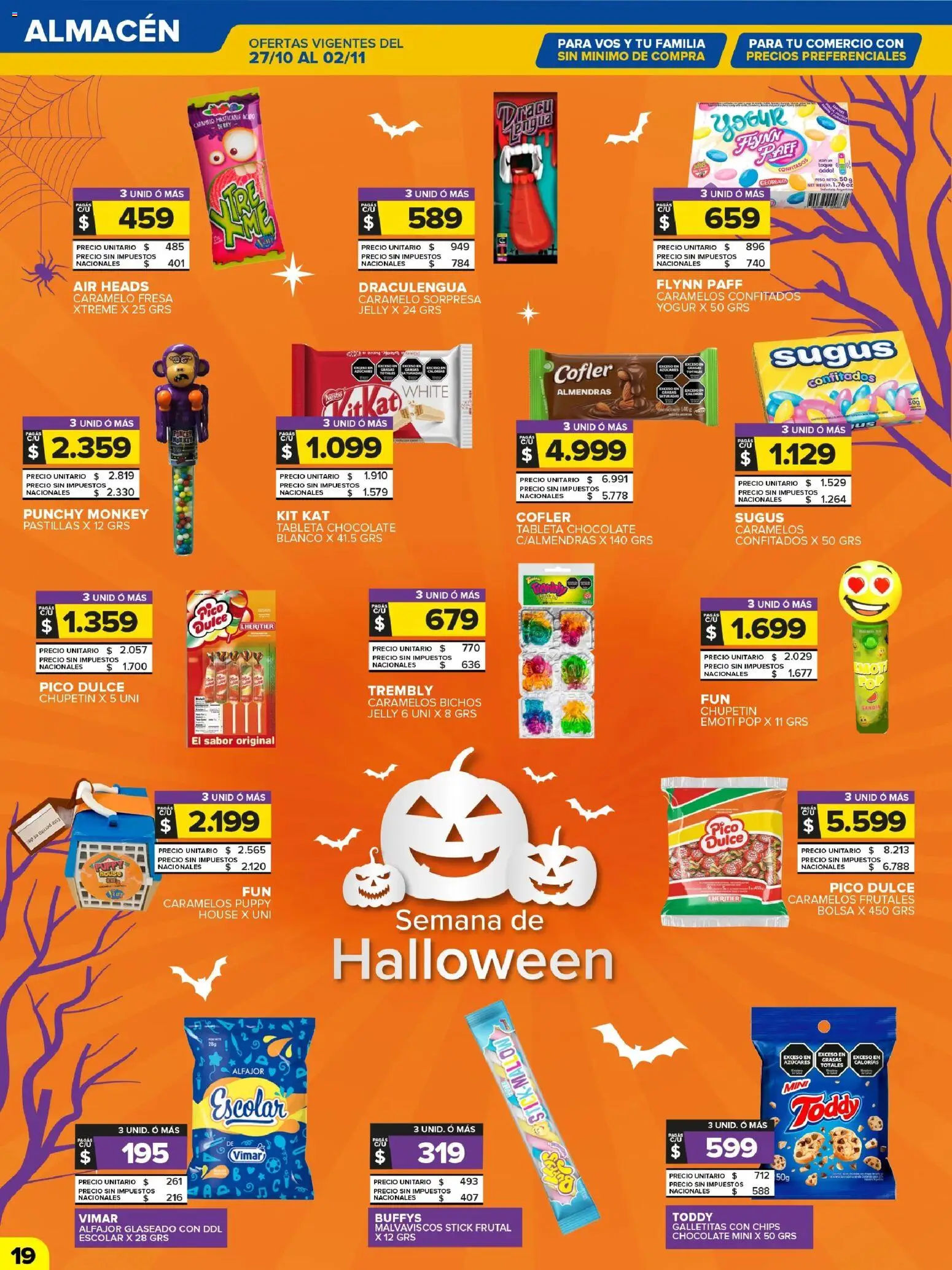 Carrefour Maxi - Catálogo - Chubut │ válido desde el 27.10.2025 | Página: 19 | Productos: Tableta, Peso, Galletitas, Almendras