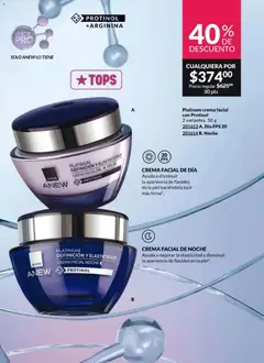 Vista previa de Platinum crema facial con Protinol, 2 variantes. 50 g, nuevo folleto de la tienda, válido en México a partir del 13.03.2026 | Página: 139