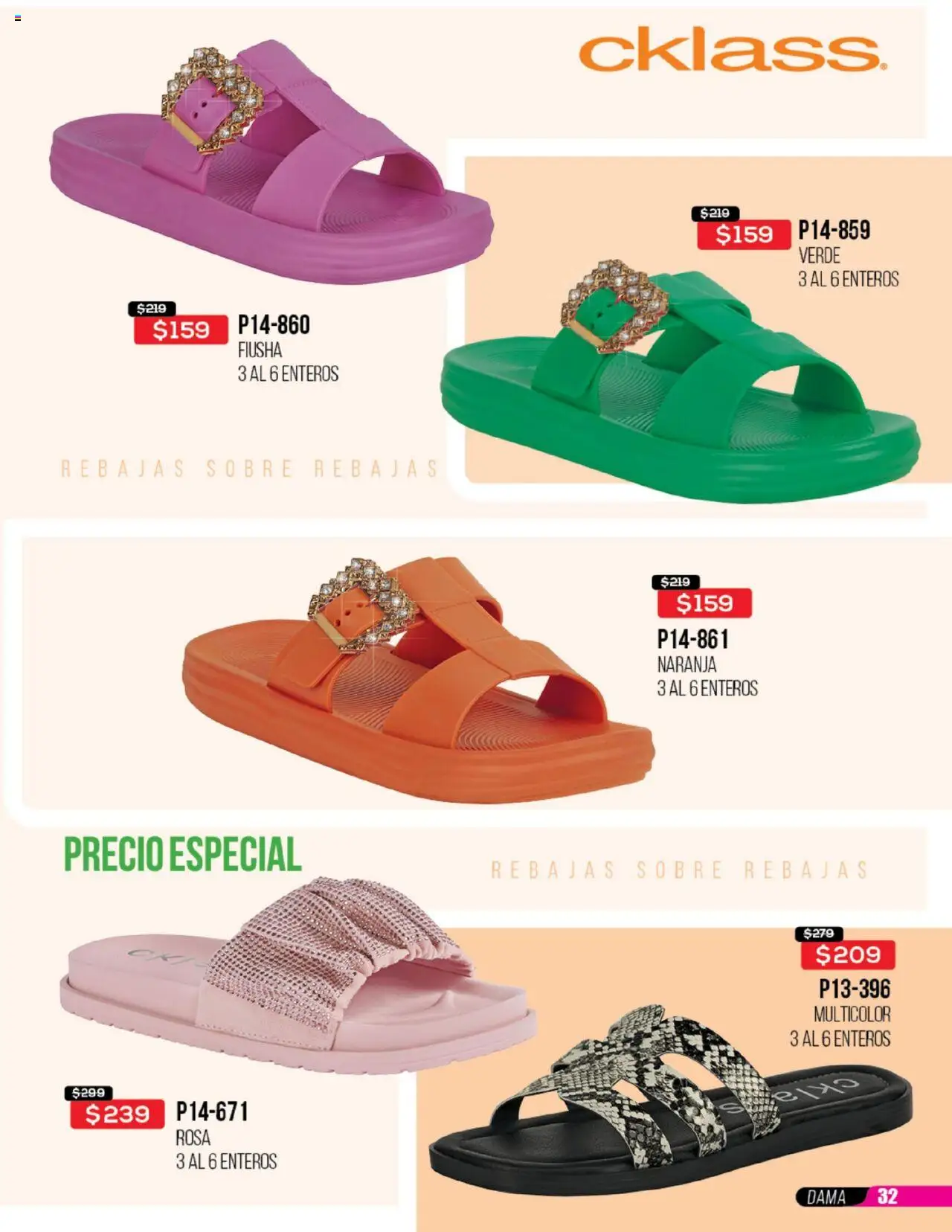 Nuevas ofertas de Cklass válidas en toda la República Mexicana desde el 23.06.2025. ¡Encuentra las mejores ofertas en Cklass catálogo Rebajas Sobre Calzado! | Página: 33 | Productos: Sobre