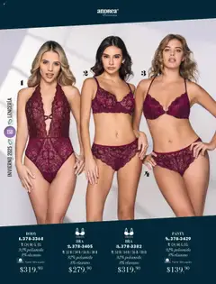 Vista previa de Andrea - Catálogo Invierno, nuevo folleto de la tienda, válido en México a partir del 13.10.2025 | Página: 158 | Productos: Algodón, Body, Lenceria