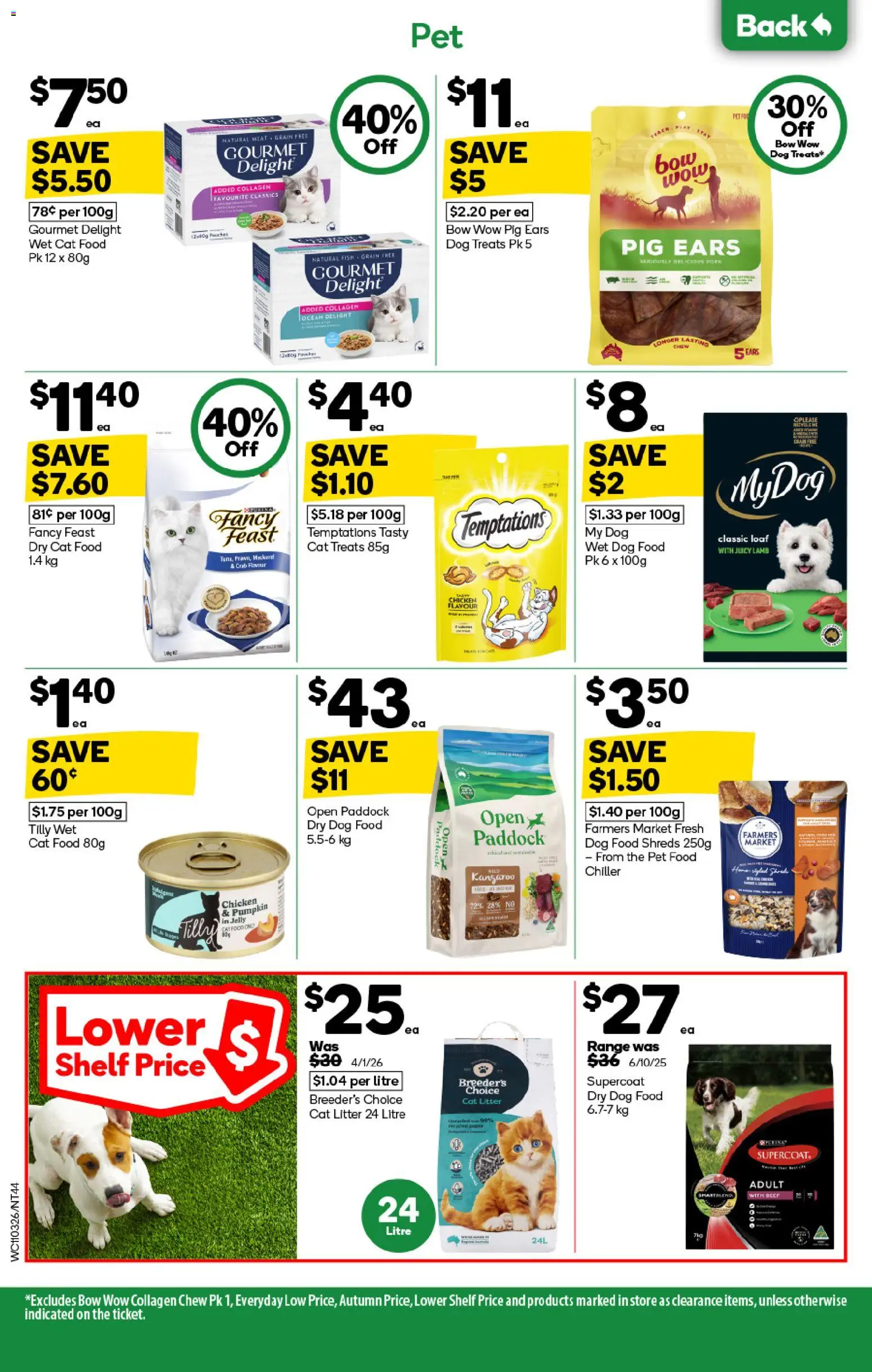 Woolworths catalogue - valid from 11.03.2026 | Page: 44 | Products: Chicken, Beef, Dog food, Pumpkin