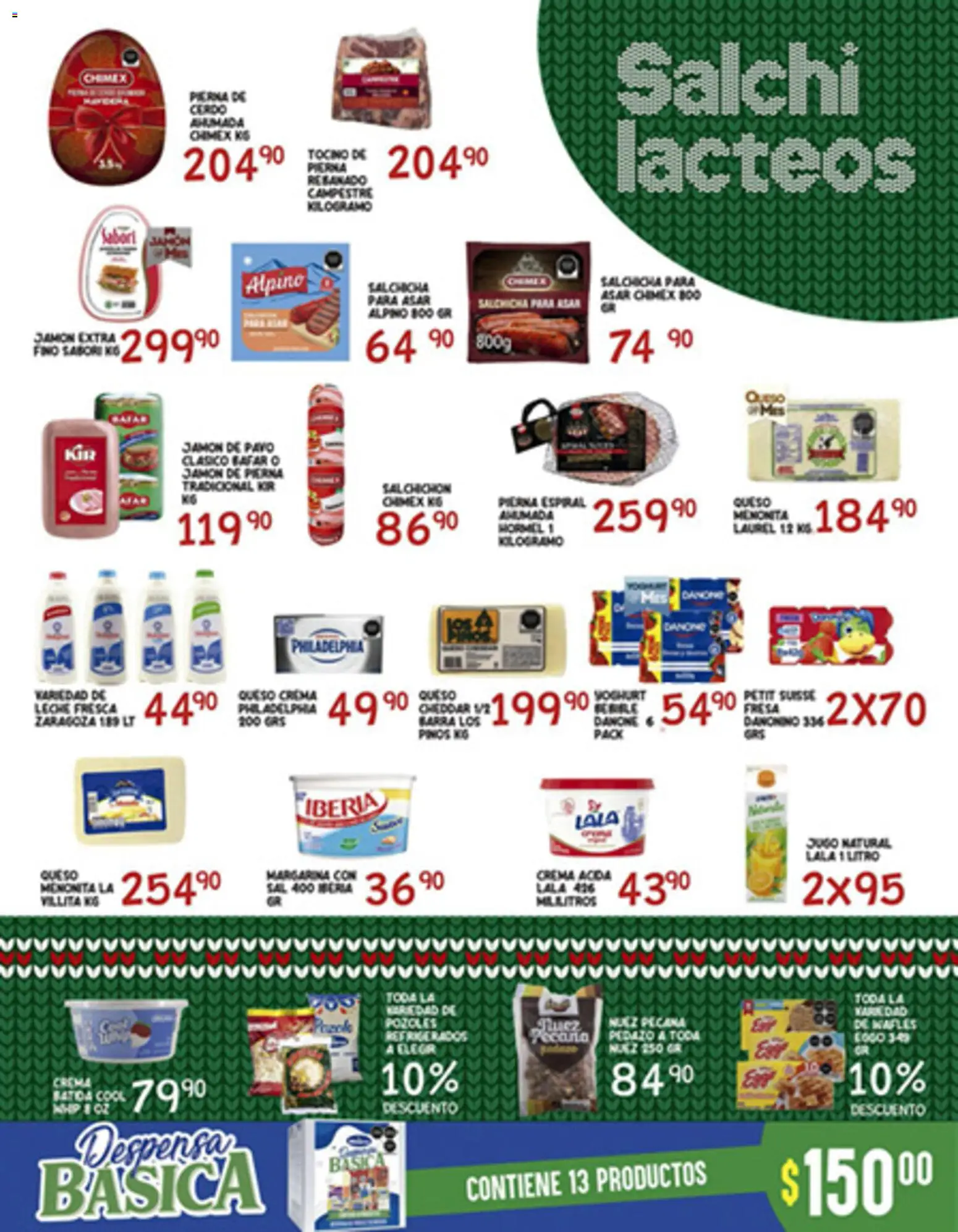 Nuevas ofertas de Alsuper válidas en toda la República Mexicana desde el 05.12.2025. ¡Encuentra las mejores ofertas en Alsuper folleto! | Página: 3 | Productos: Crema, Jugo, Cerdo, Nuez