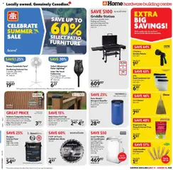 Preview of Home Hardware weekly flyer / circulaire from shop Home Hardware valid from 31.07.2025