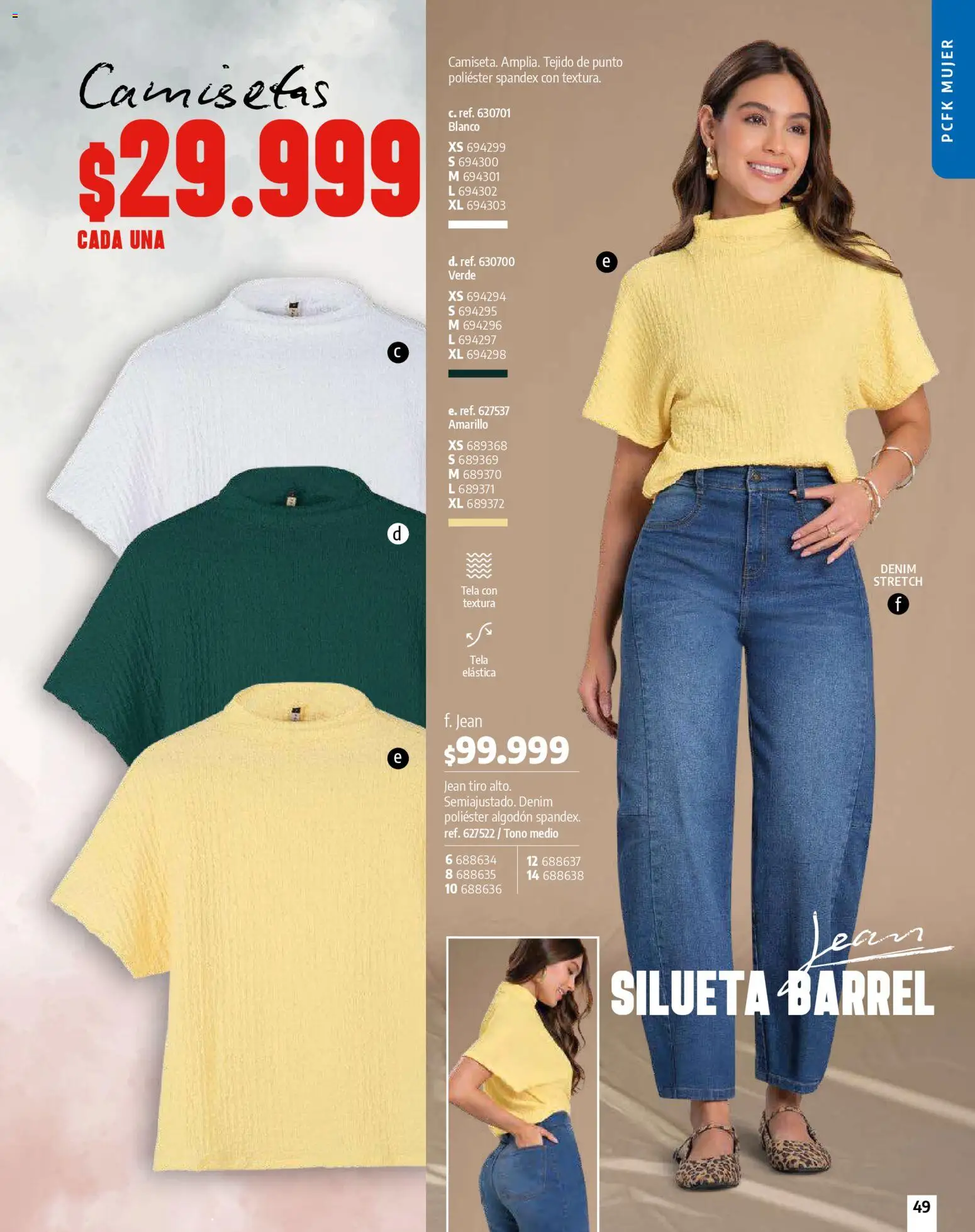 Pacifika revista - valida desde el 01.01.2026 | Página: 49 | Productos: Algodón, Jean