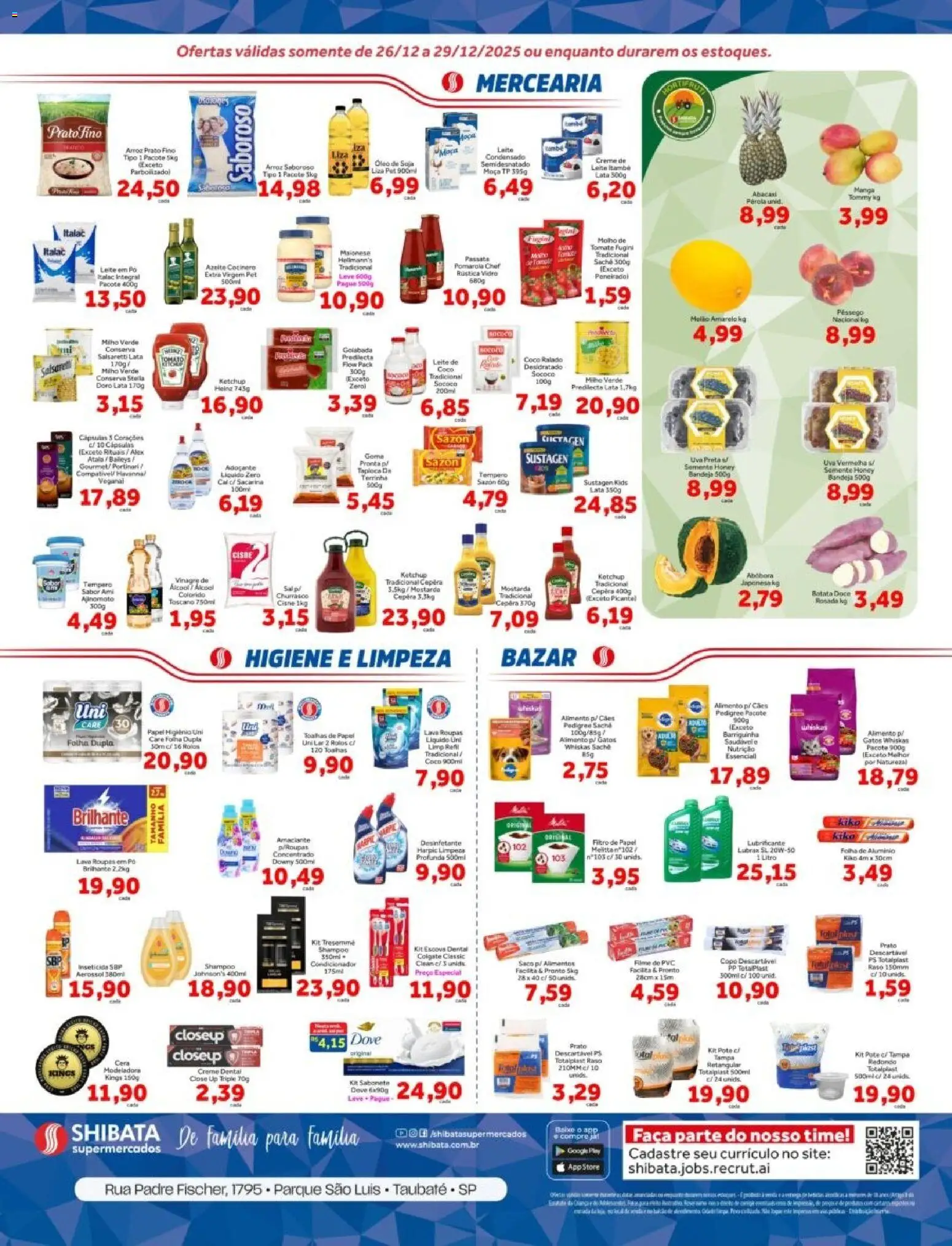 Shibata Folheto - válido de 26.12.2025 | Página: 2 | Produtos: Condicionador, Vinagre, Creme, Batata