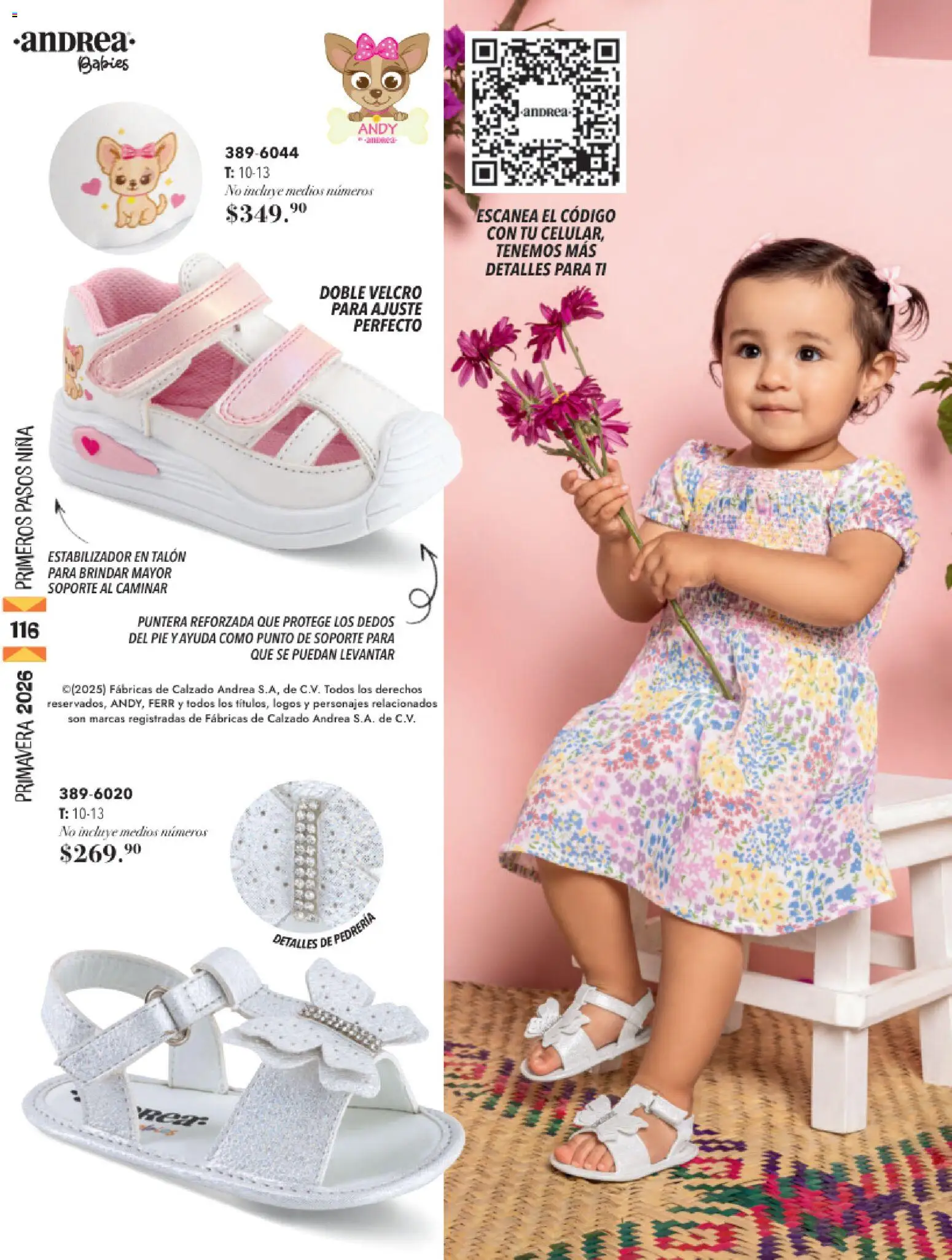 Nuevas ofertas de Andrea válidas en toda la República Mexicana desde el 25.01.2026. ¡Encuentra las mejores ofertas en Andrea catálogo Infantil Baby ! | Página: 40