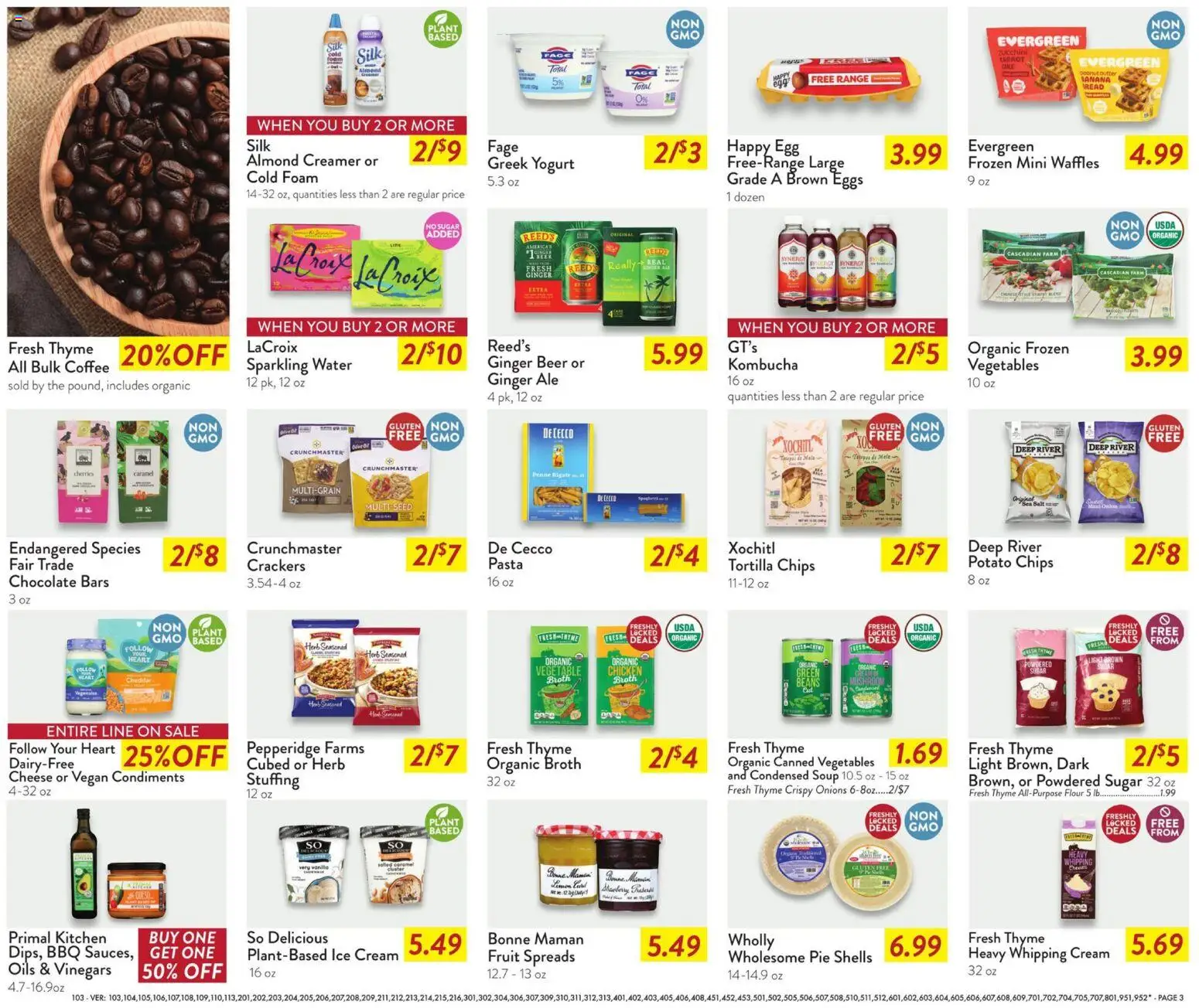 Fresh Thyme Weekly Ad - MO - valid from 10.12.2025 | Page: 6 | Products: Coffee, Chips, Carrot, Water