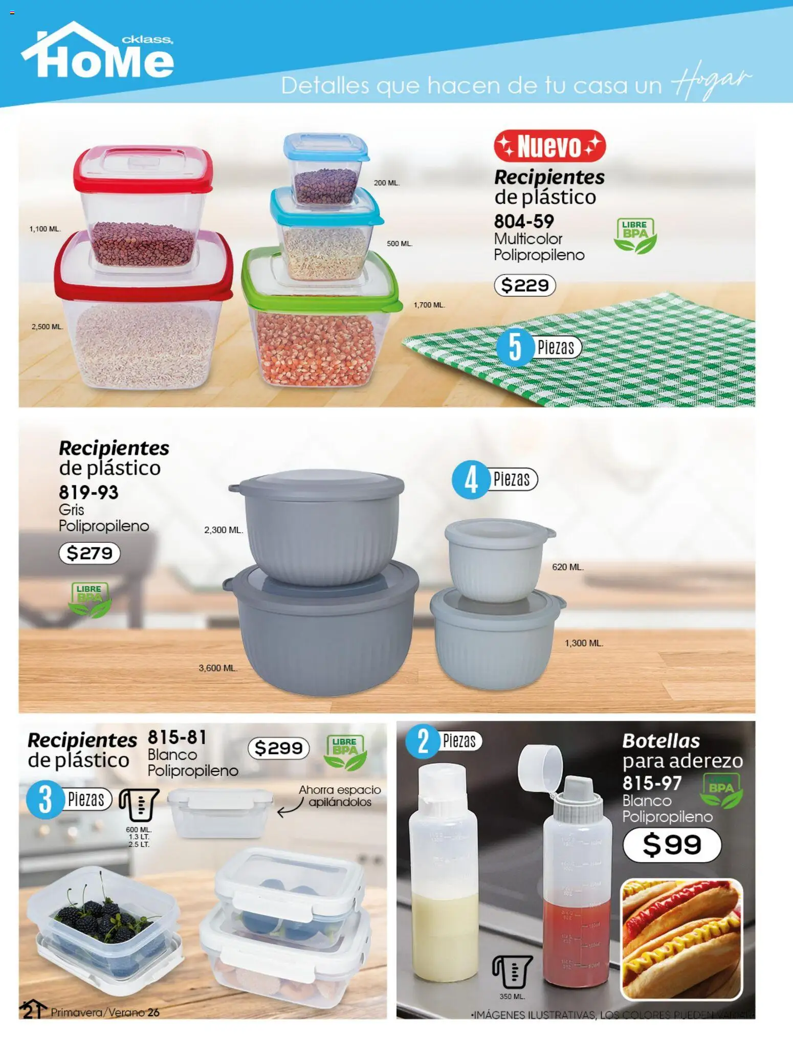 Nuevas ofertas de Cklass válidas en toda la República Mexicana desde el 02.01.2026. ¡Encuentra las mejores ofertas en Cklass catálogo Home! | Página: 22 | Productos: Aderezo