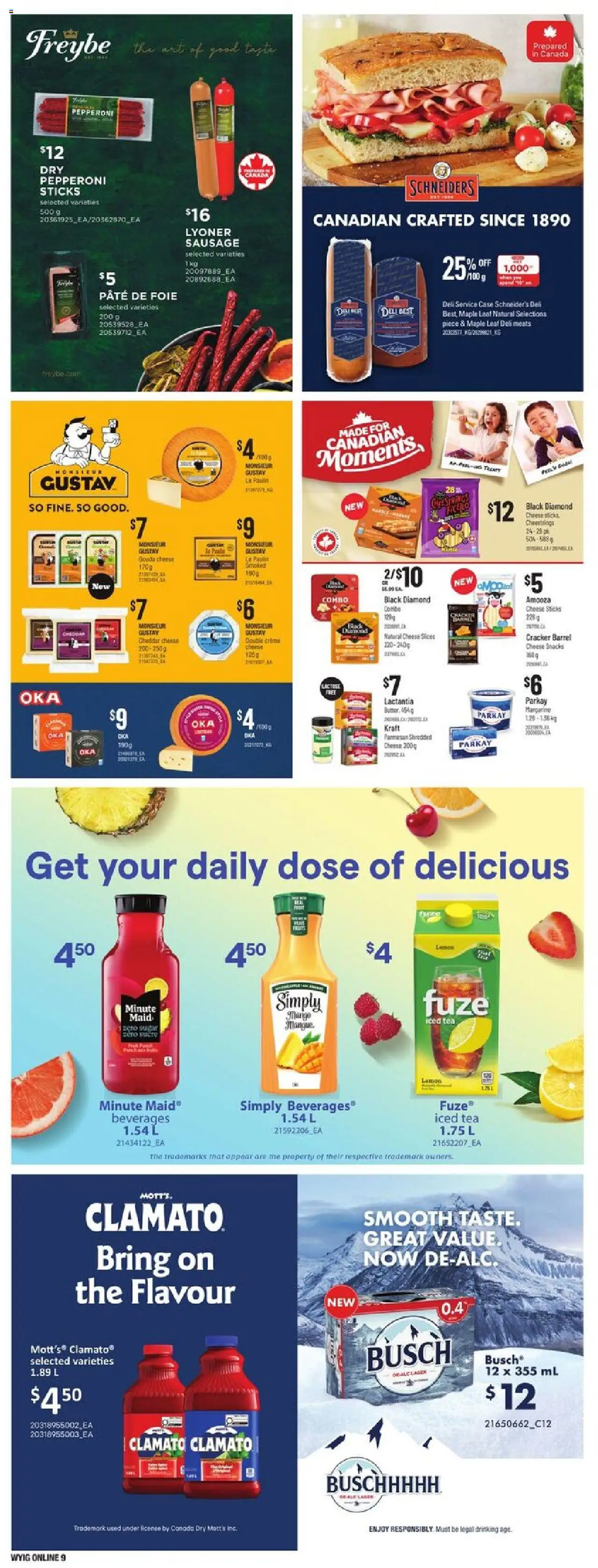 Independent Grocer flyer valid from 25.09.2025 | Page: 19 | Products: Tea, Cream, Case, Cheese