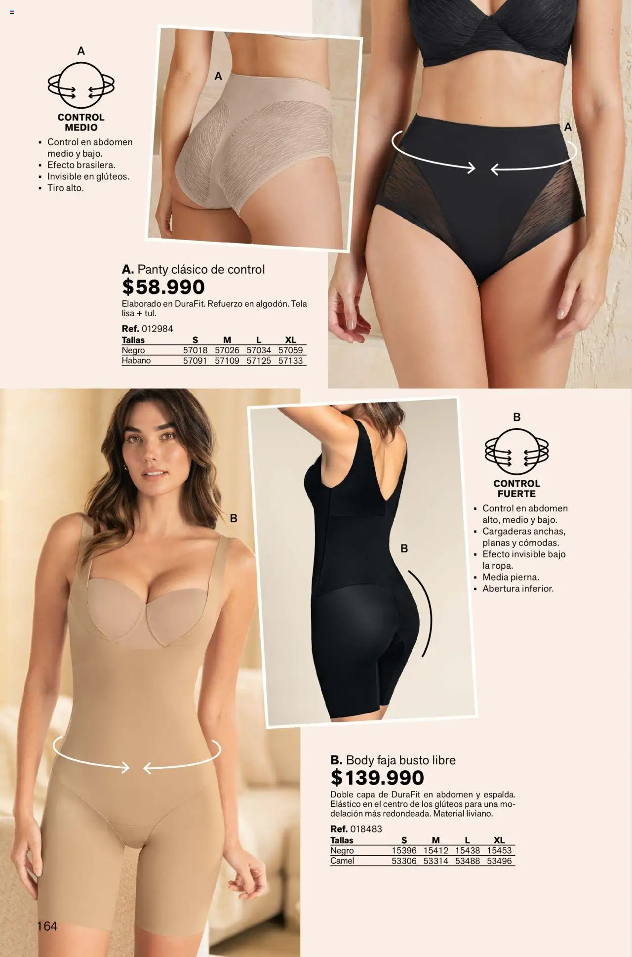 Leonisa revista - valida desde el 04.08.2025 | Página: 164 | Productos: Faja, Body