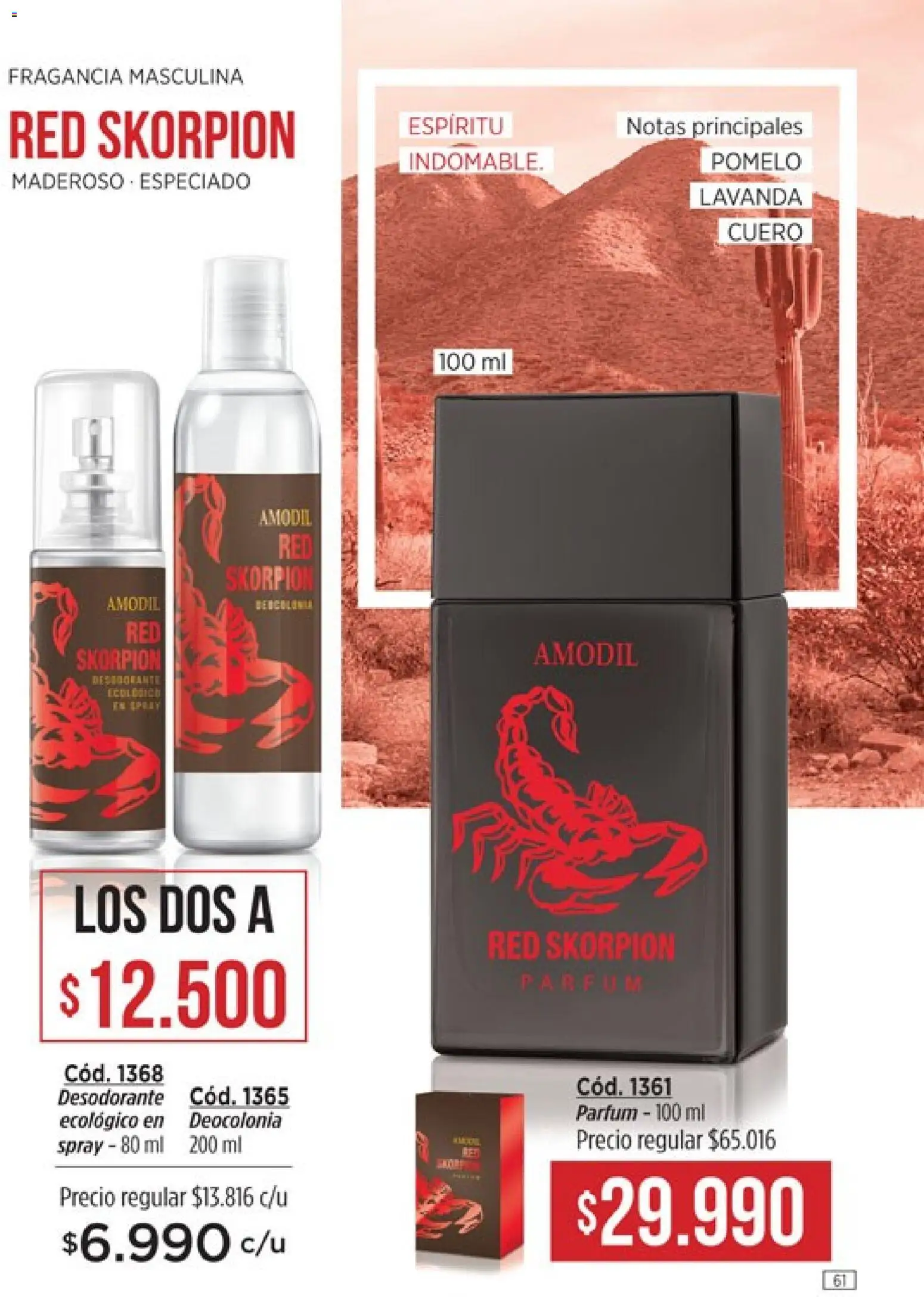 Catálogo Amodil Campaña 5 │ válido desde el 01.03.2026 | Página: 61 | Productos: Fragancia, Desodorante, Pomelo