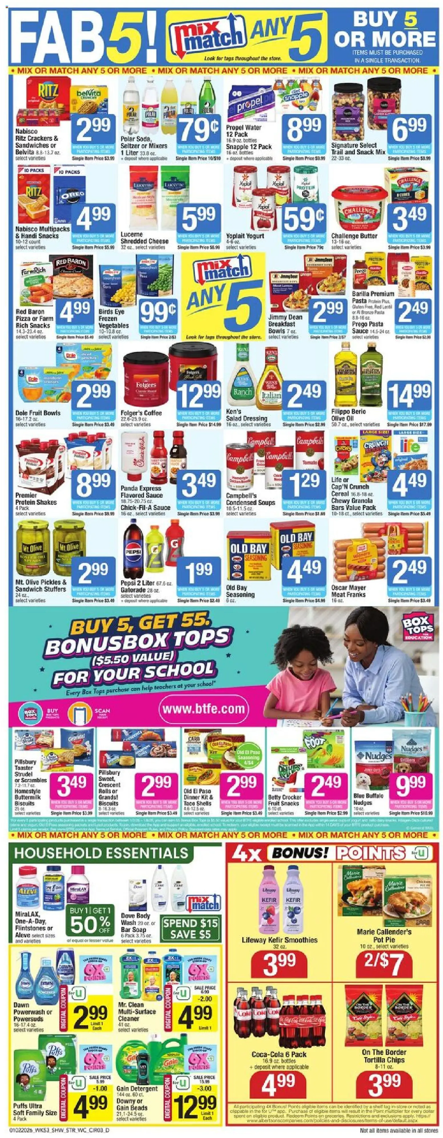 Star Market Weekly Ad - MA - valid from 02.01.2026 | Page: 3 | Products: Pizza, Soap, Detergent, Sauce