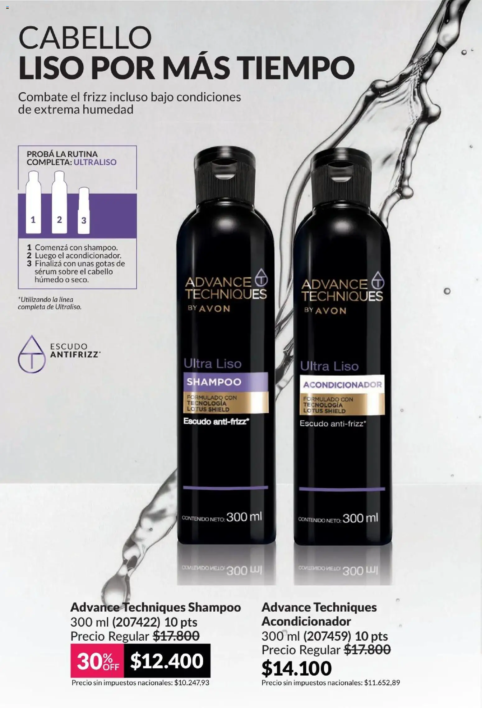 Catálogo AVON Campaña 4/2026 │ válido desde el 01.04.2026 | Página: 180 | Productos: Sobre, Serum, Shampoo, Acondicionador