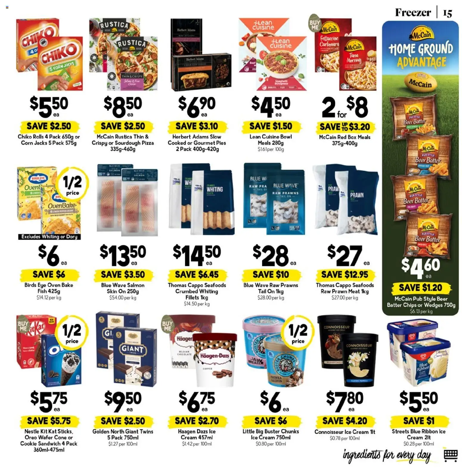 Drakes catalogue - valid from 25.03.2026 | Page: 15 | Products: Fish, Meat, Salmon, Freezer